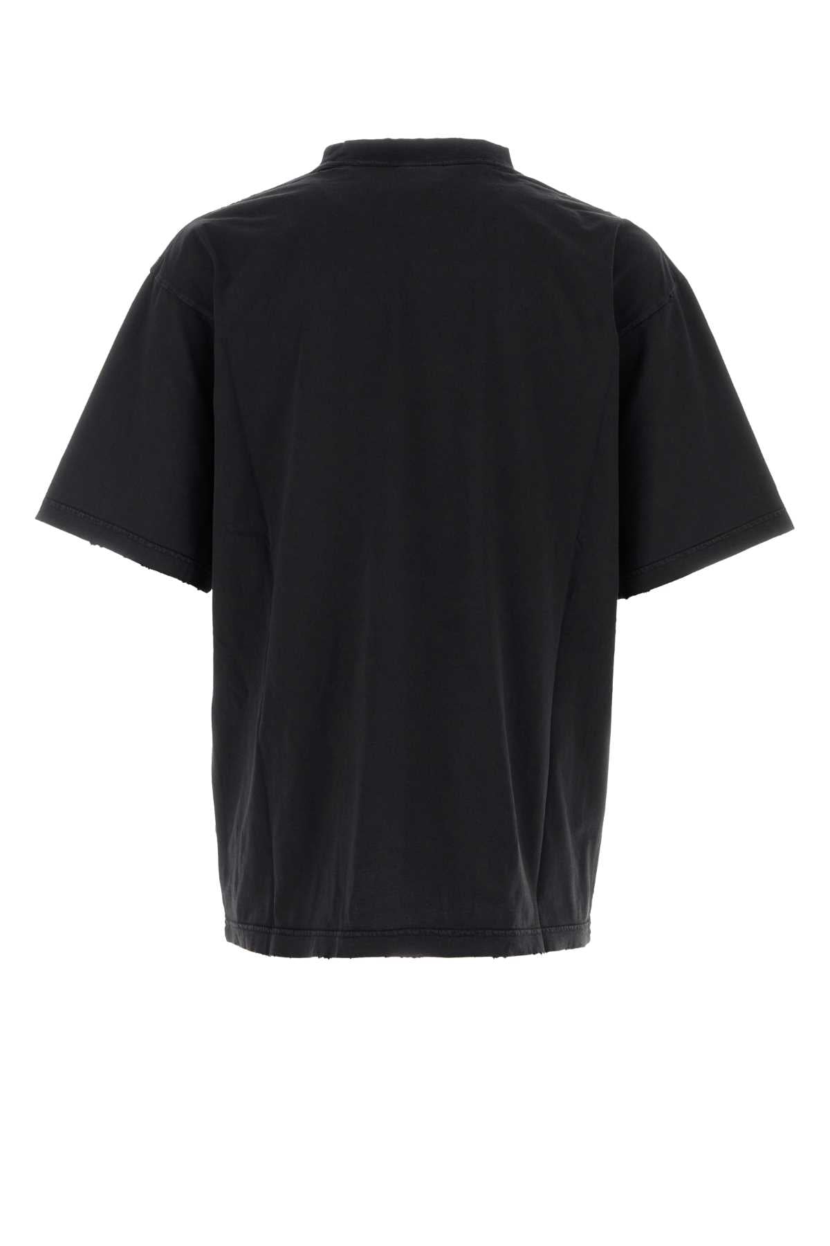 Balenciaga Men Black Cotton Oversize T-Shirt BALENCIAGA