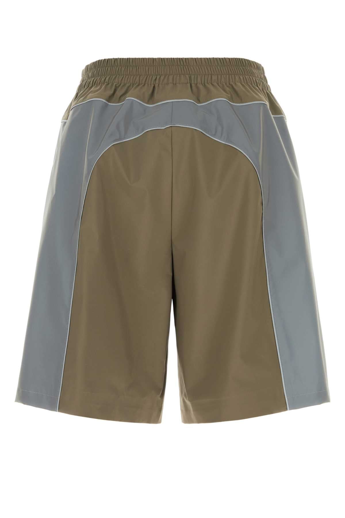 Balenciaga Men Mud Tech Fabric Bermuda Shorts BALENCIAGA