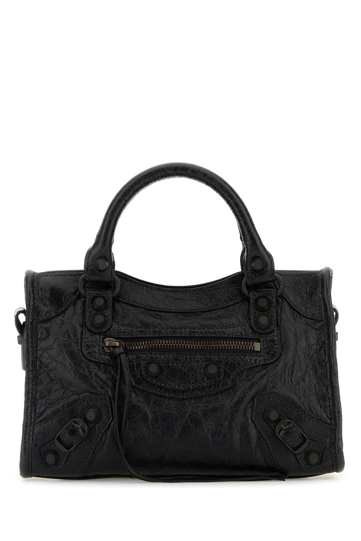 Balenciaga Women Black Leather Mini Le City Handbag BALENCIAGA