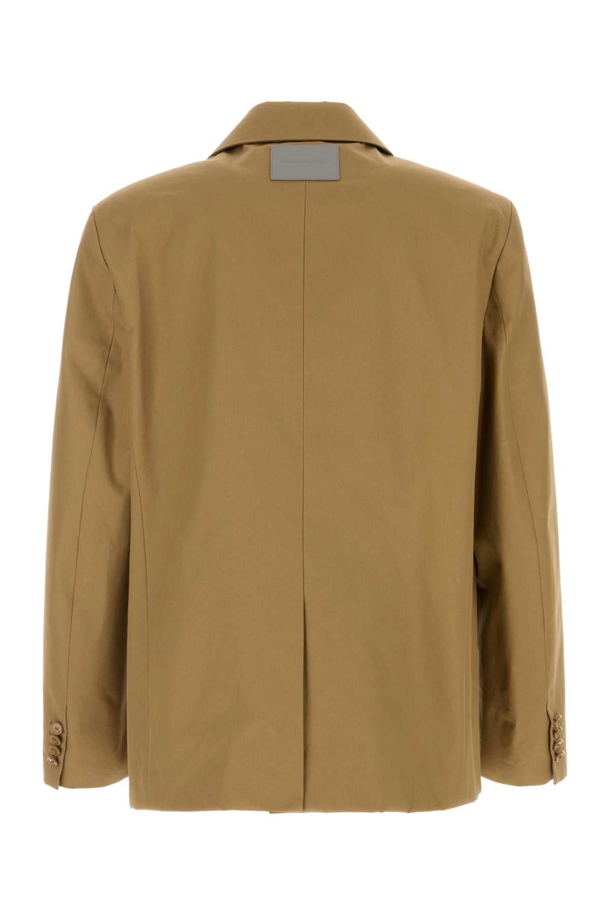 Balenciaga Men Beige Cotton Blazer BALENCIAGA