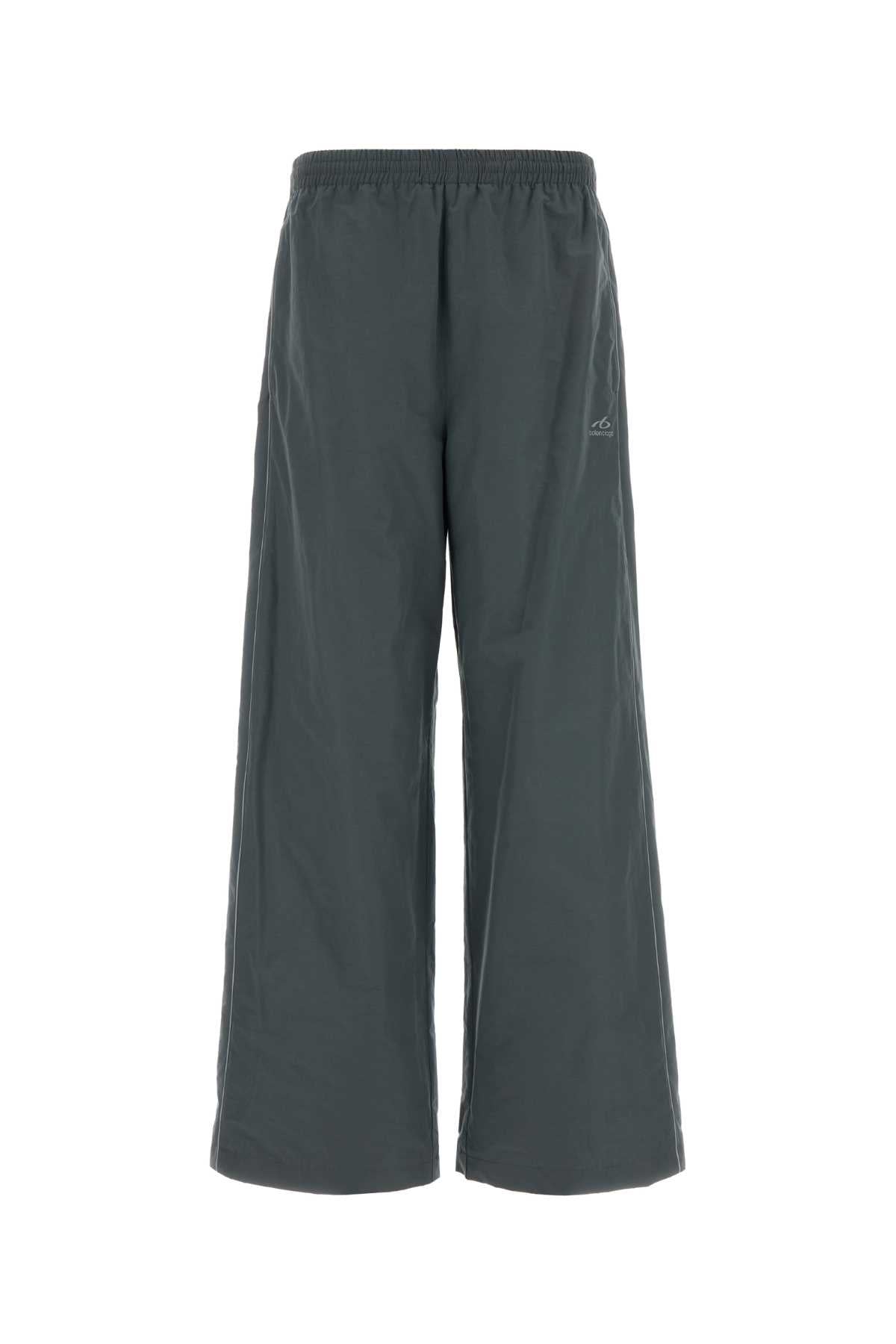 Balenciaga Men Dark Grey Cotton And Nylon Joggers BALENCIAGA