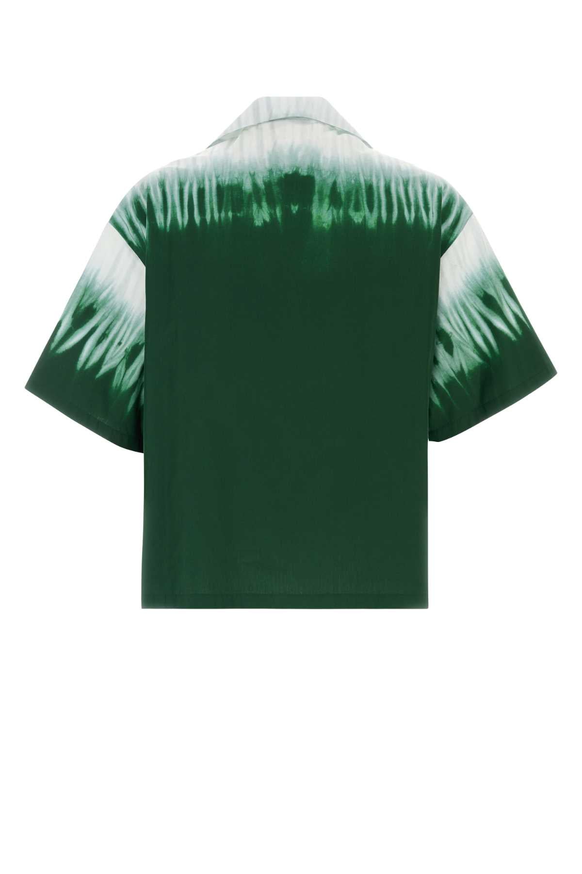 Balenciaga Men Printed Poplin Shirt BALENCIAGA