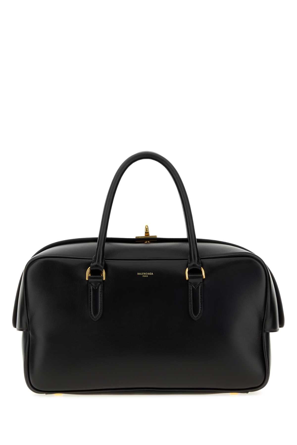 Balenciaga Women Black Leather Medium Le 7 Handbag BALENCIAGA