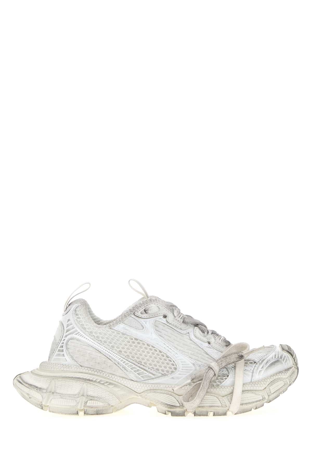 Balenciaga Women White Mesh And Rubber 3Xl Sneakers BALENCIAGA