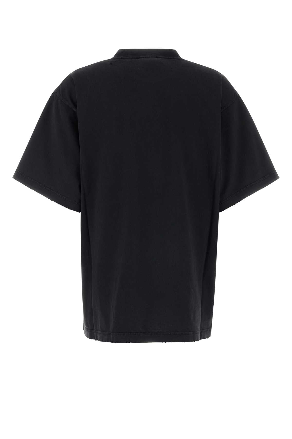 Balenciaga Women Slate Cotton T-Shirt BALENCIAGA