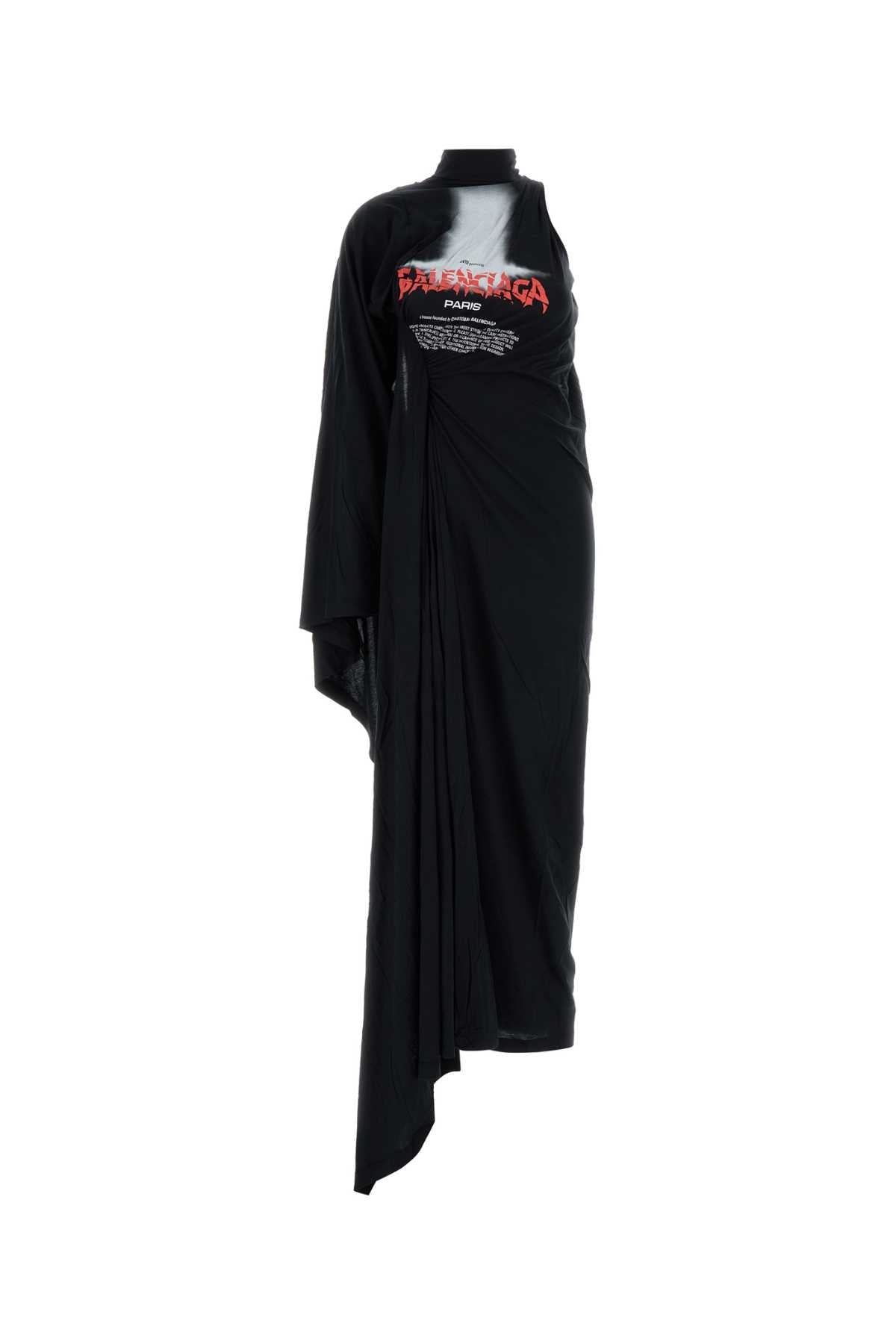 Balenciaga Women Black Cotton Dress BALENCIAGA