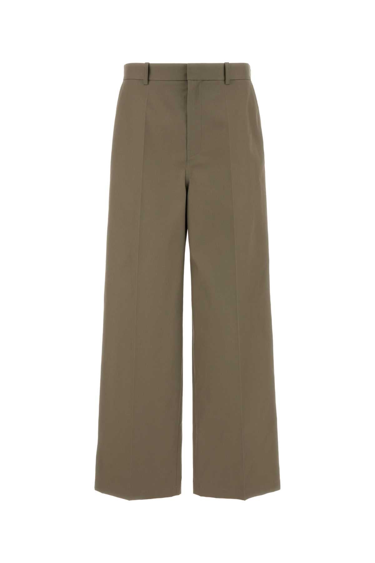 Balenciaga Men Khaki Twill Chino Pant BALENCIAGA