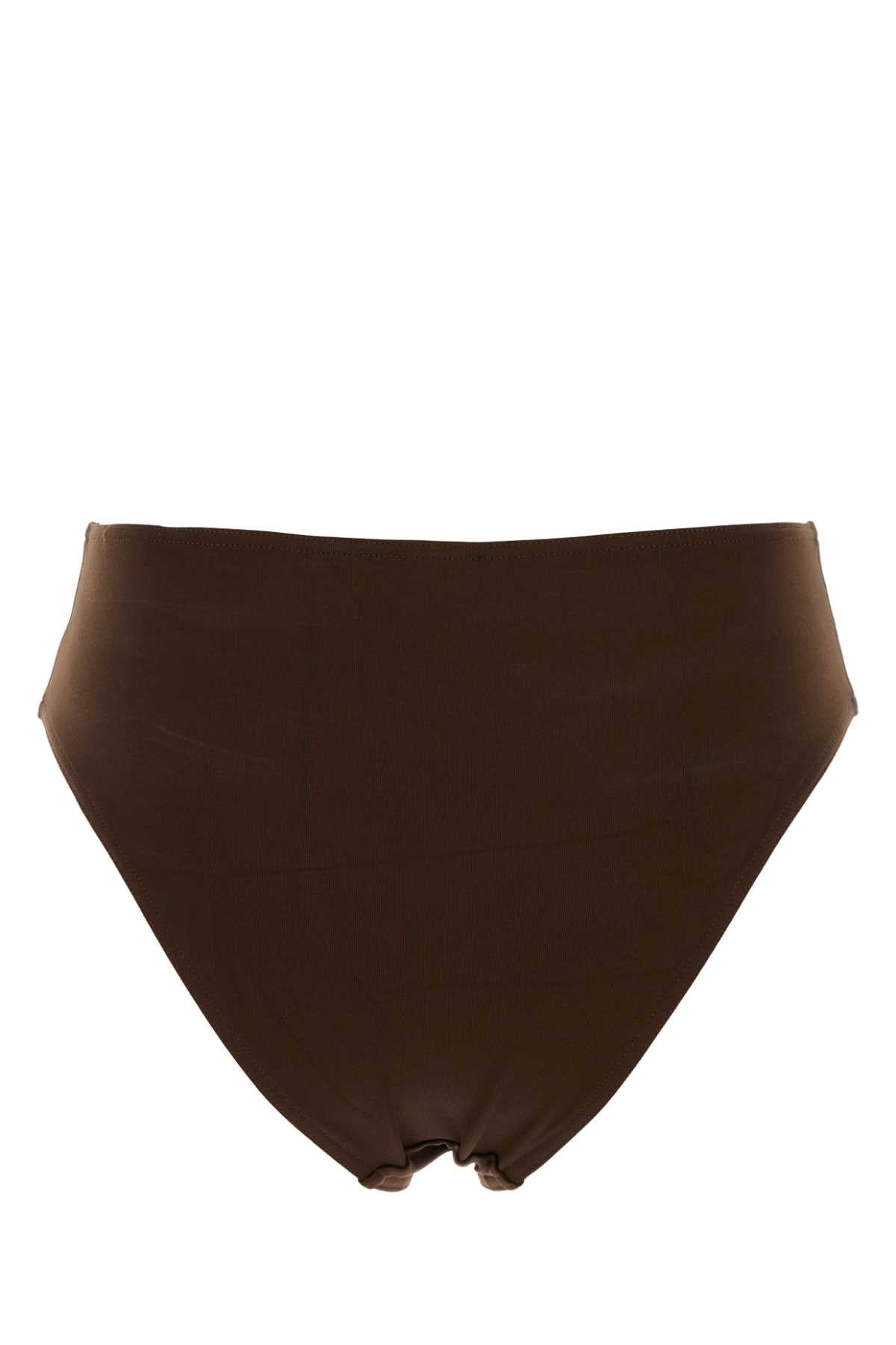 Eres Women Brown Stretch Nylon Prestance Bikini Bottom ERES