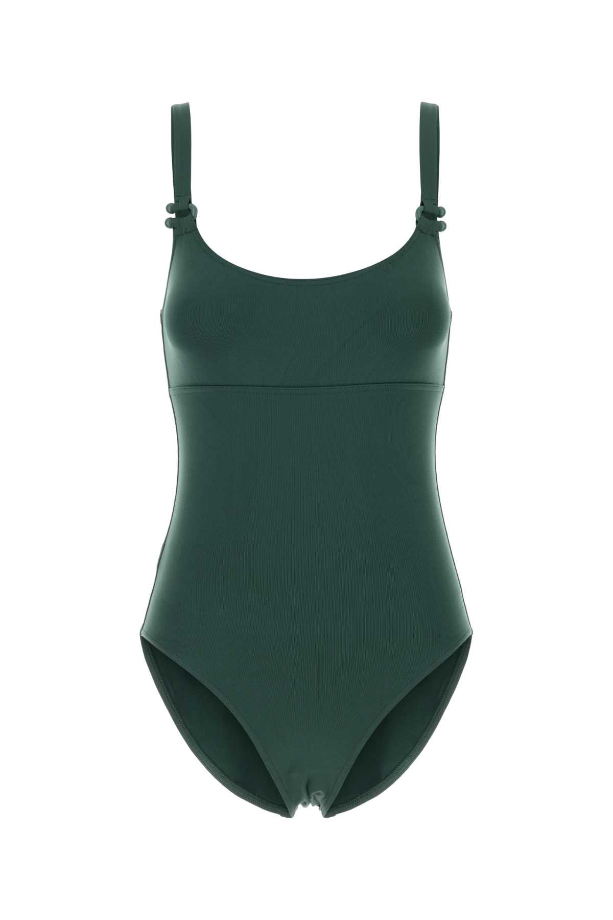Eres Women Dark Green Stretch Nylon Inspiring Swimsuit ERES