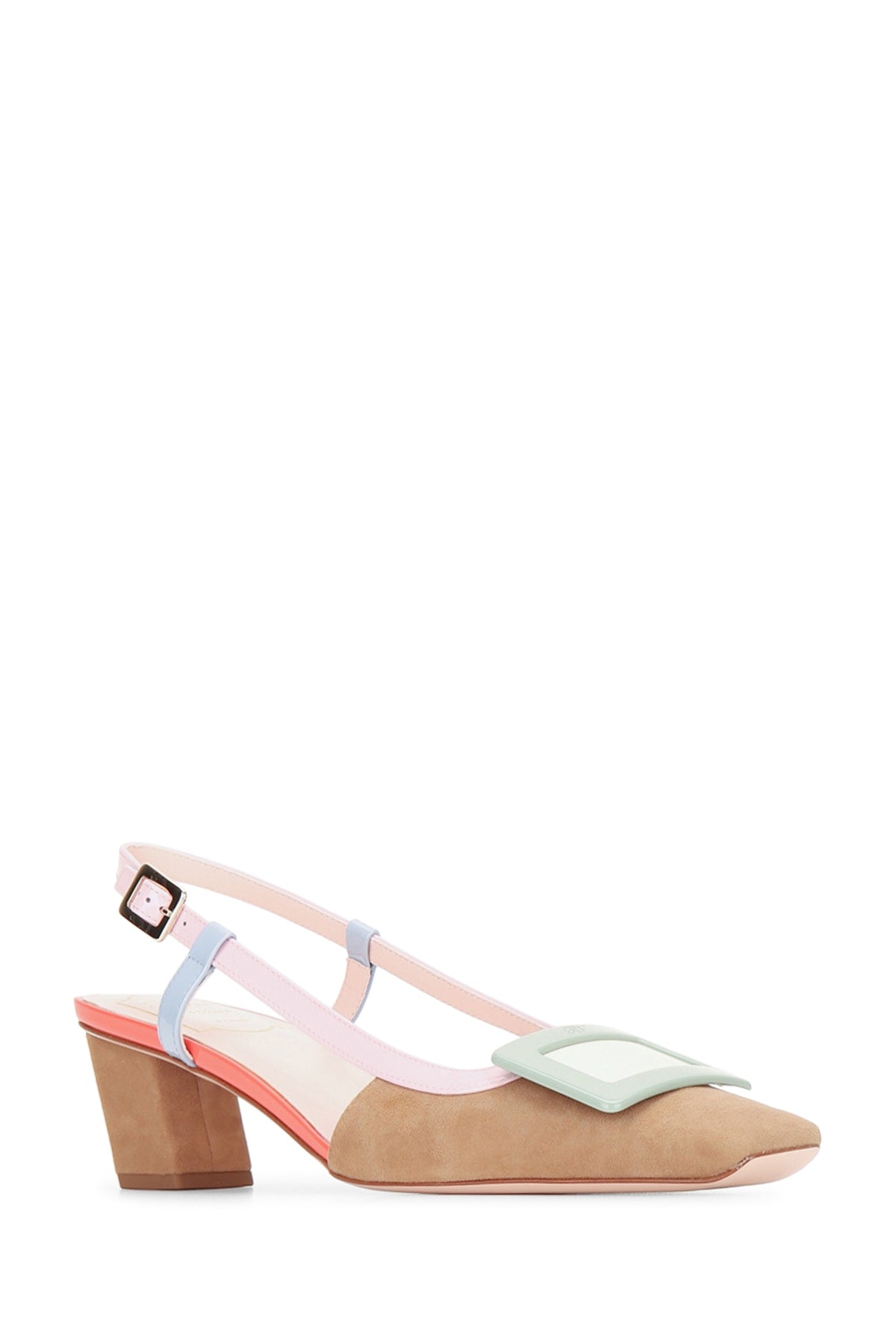 Roger Vivier Women Bv Lacquered Buc Sling Back Dec 45 ROGER VIVIER
