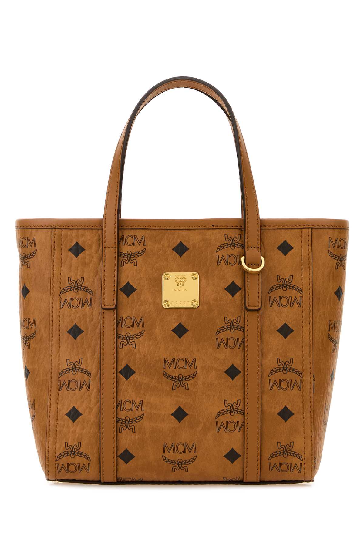 Mcm Unisex Printed Canvas Toni Handbag MCM