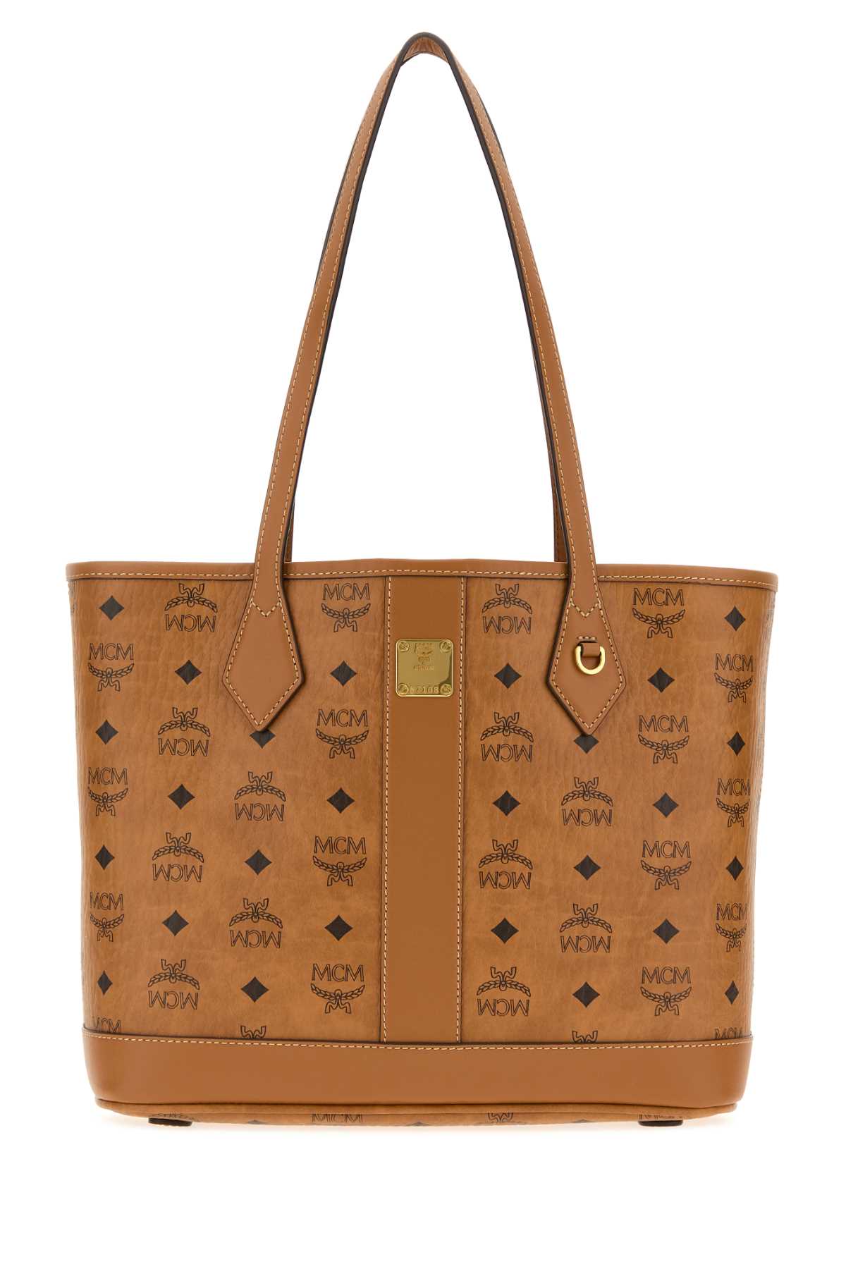Mcm Unisex Printed Canvas Liz Vi Shopping Bag MCM