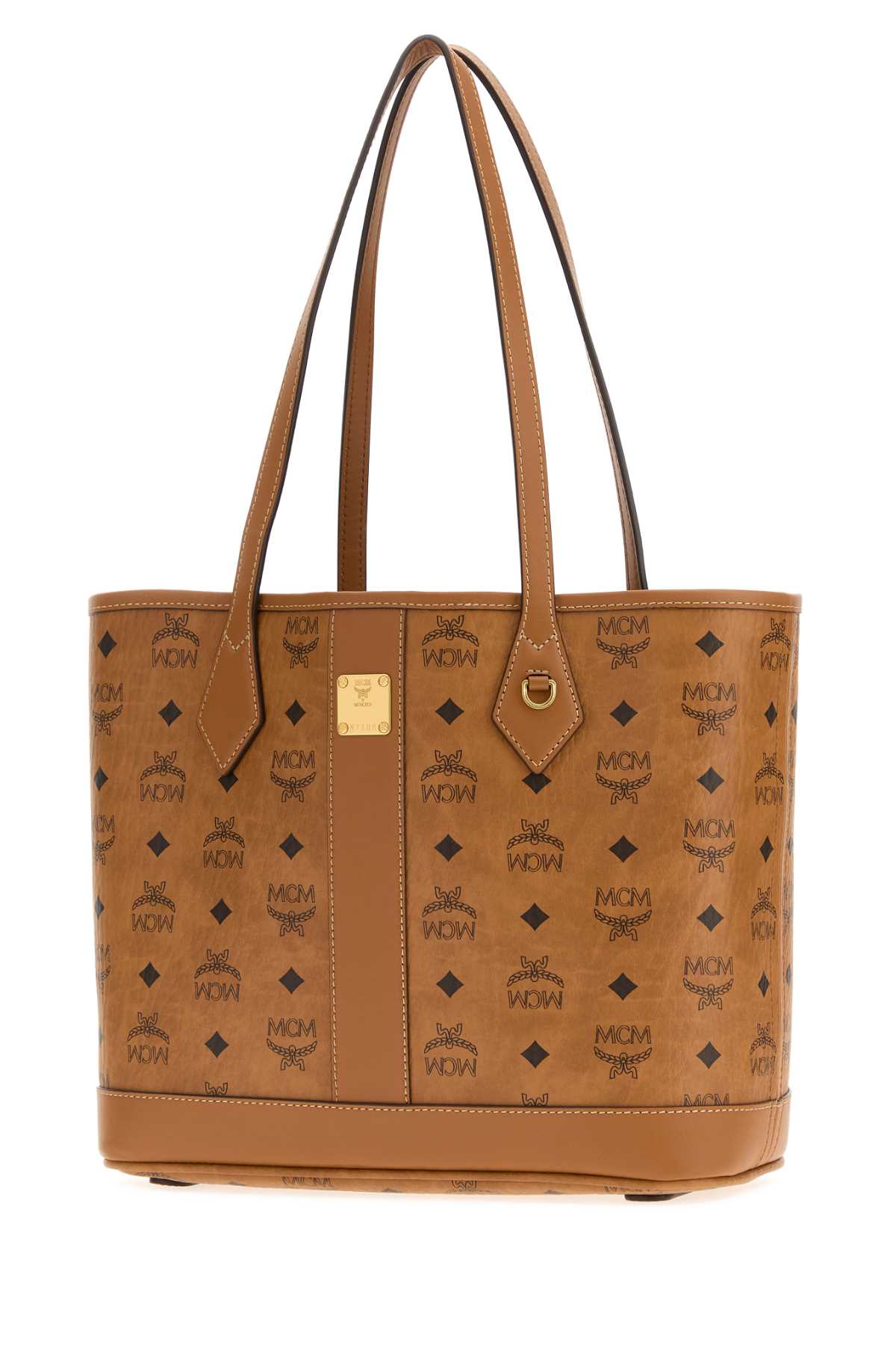 Mcm Unisex Printed Canvas Liz Vi Shopping Bag MCM