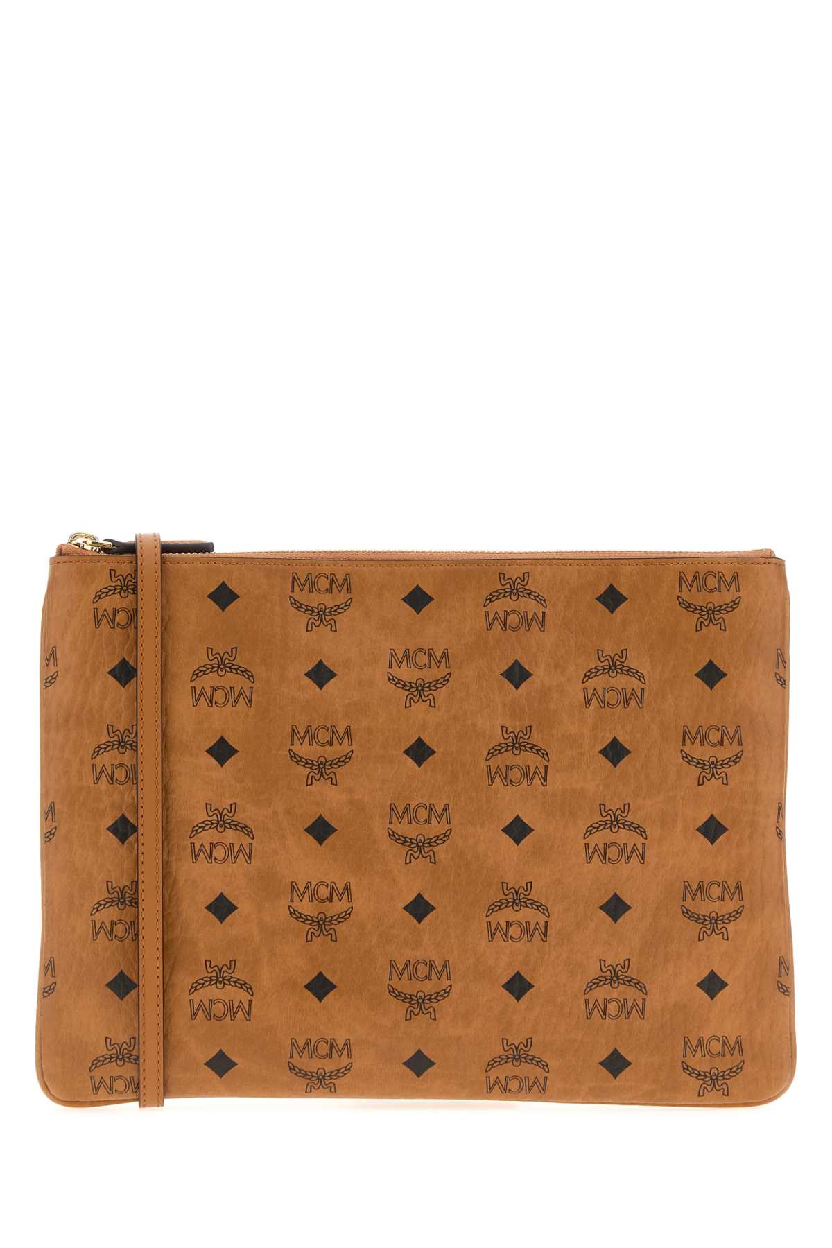 Mcm Unisex Printed Canvas Aren Crossbody Bag MCM