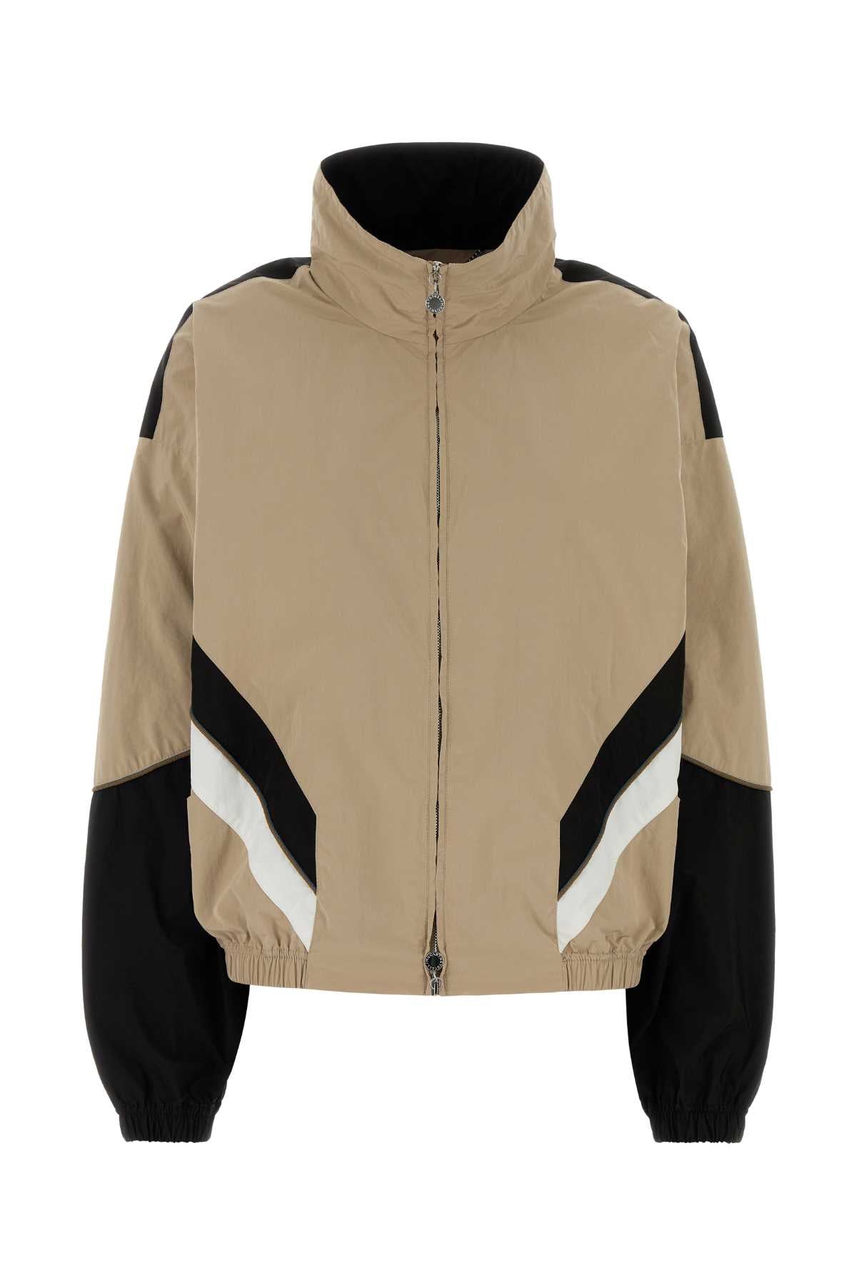 Stella Mccartney Women Beige Polyester Blend Bomber Jacket STELLA MCCARTNEY