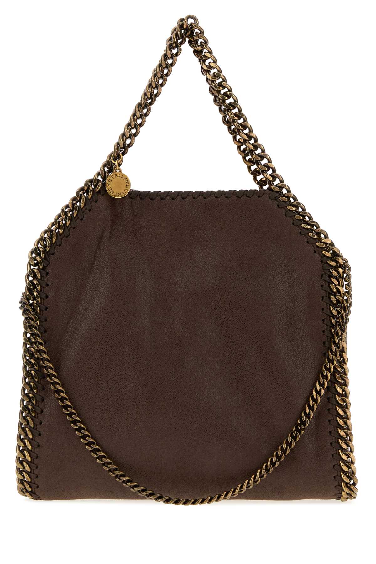 Stella Mccartney Women Chocolate Shaggy Deer Mini Falabella Handbag STELLA MCCARTNEY