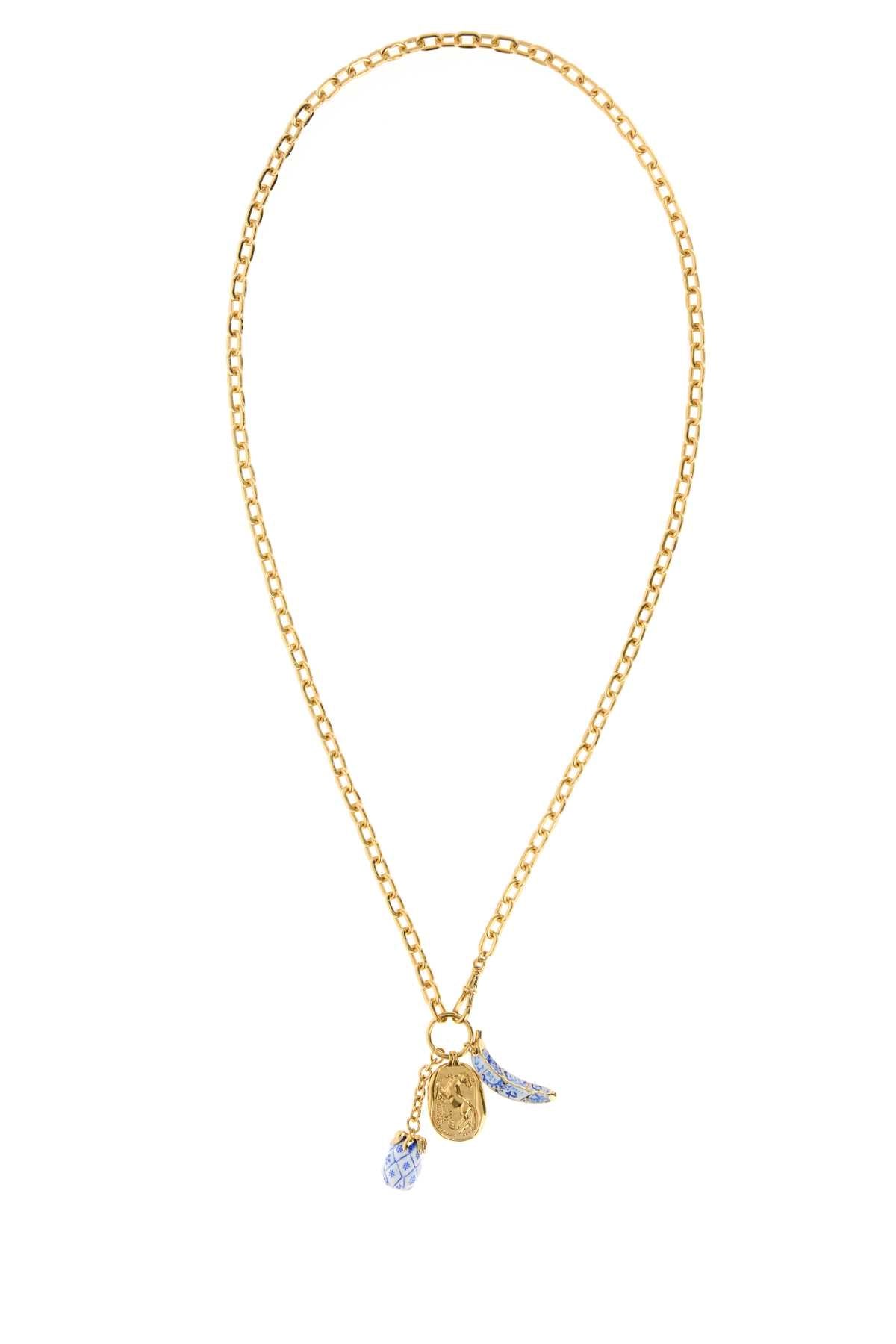 Chloe Women Gold Metal Chloã¨ Bloomcraft Necklace CHLOE