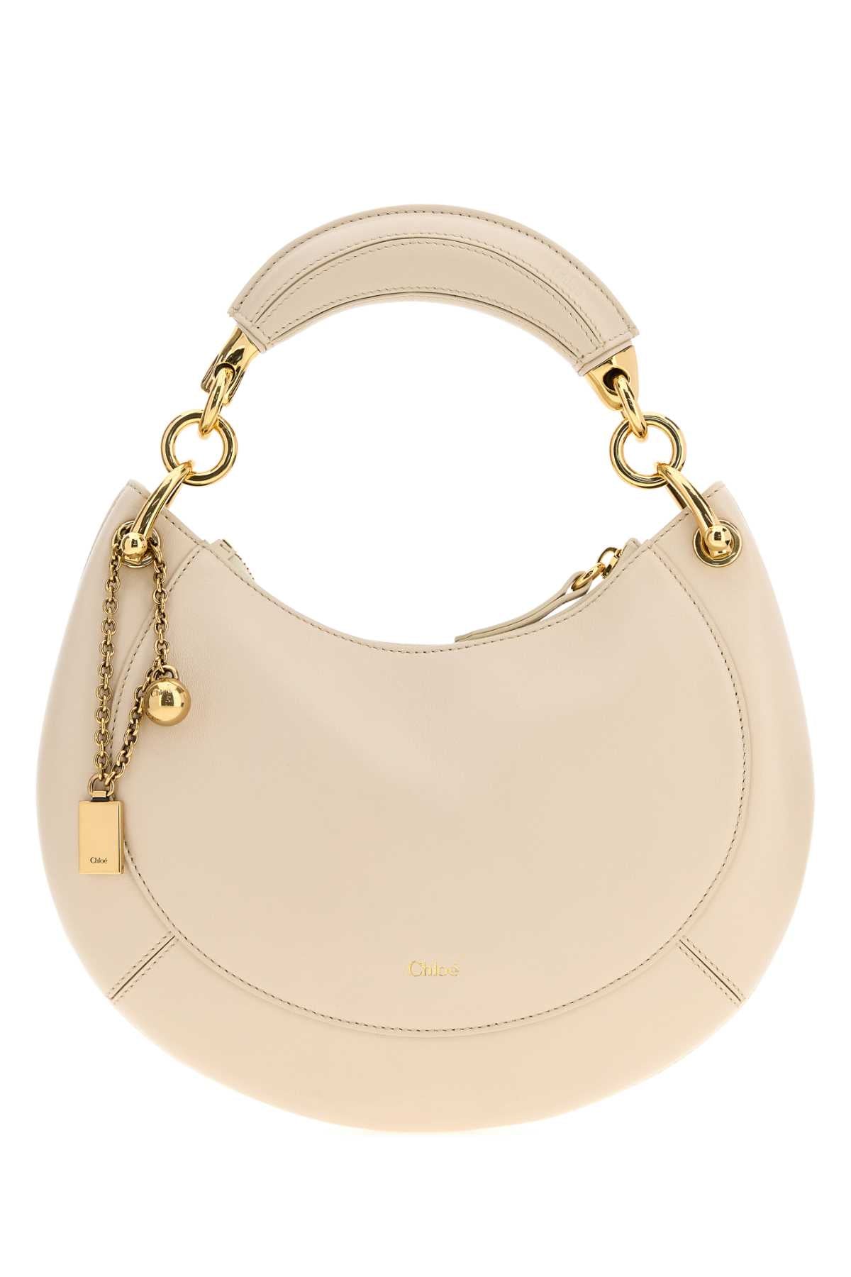 Chloe Women Sand Leather Chloe Banana Handbag CHLOE