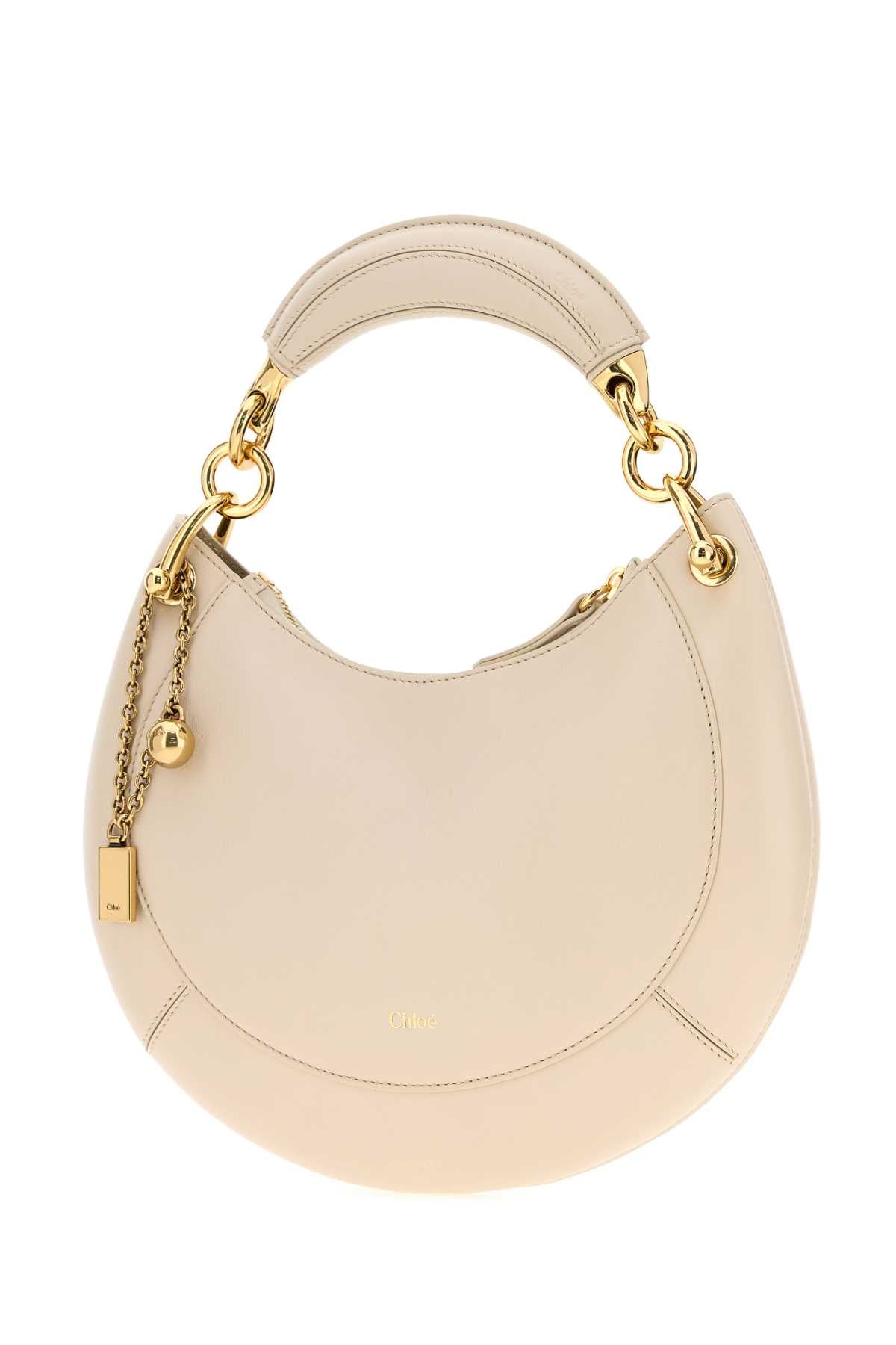 Chloe Women Sand Leather Chloe Banana Handbag CHLOE