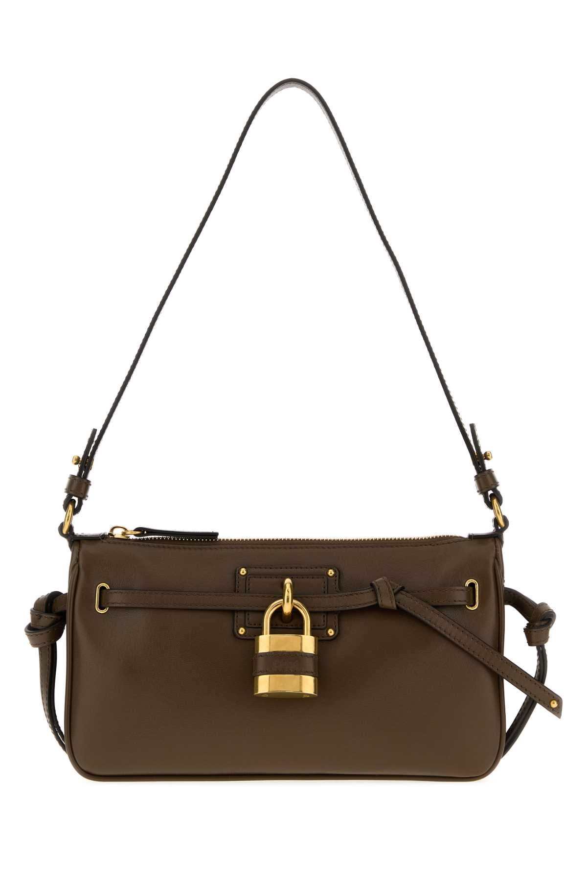 Chloe Women Chocolate Nappa Leather Mini Paddington Sling Shoulder Bag CHLOE