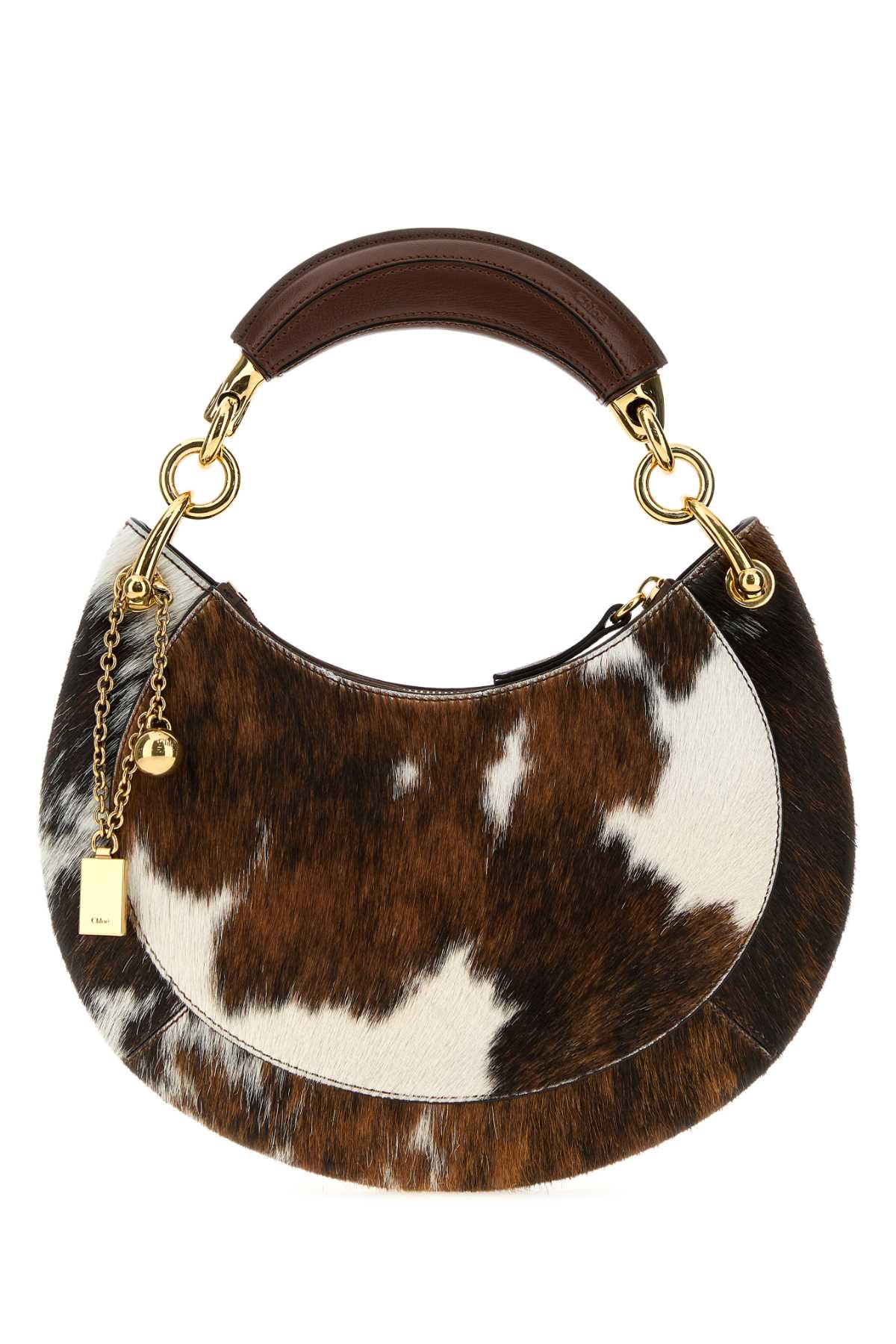 Chloe Women Printed Calf Hair Chloã¨ Banana Shoulder Bag CHLOE