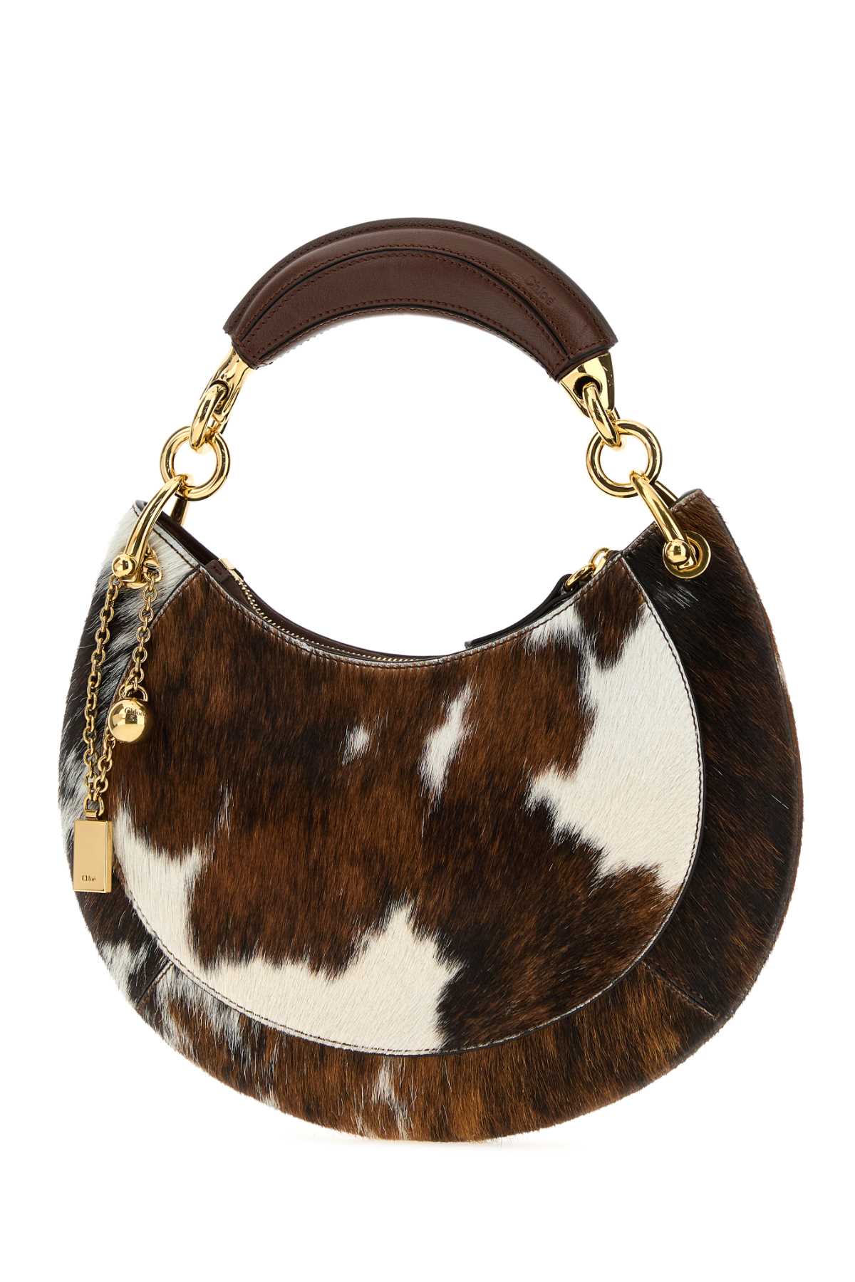 Chloe Women Printed Calf Hair Chloã¨ Banana Shoulder Bag CHLOE