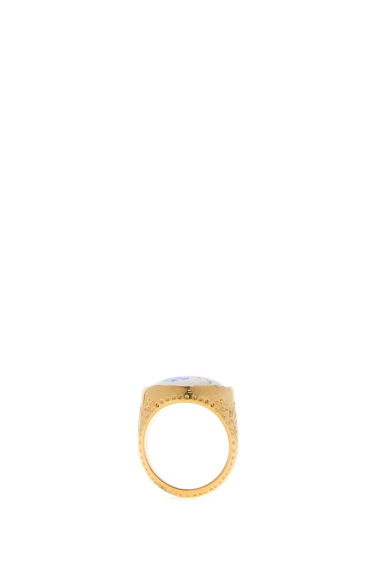 Chloe Women Gold Metal Chloe Bloomcraft Ring CHLOE