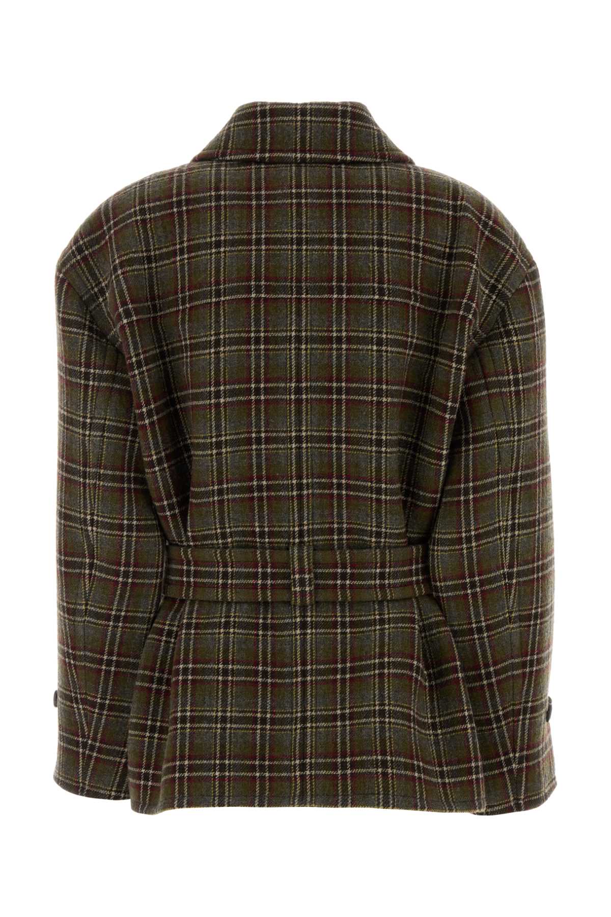 Chloe Women Embroidered Wool Blend Coat CHLOE