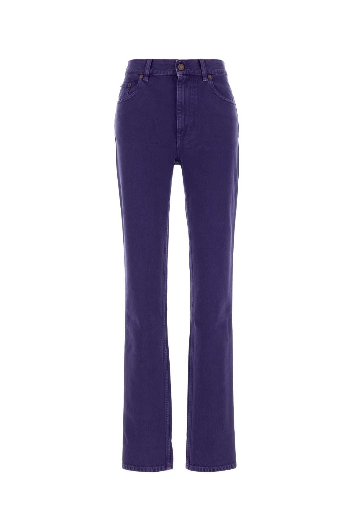 Chloe Women Purple Denim Jeans CHLOE