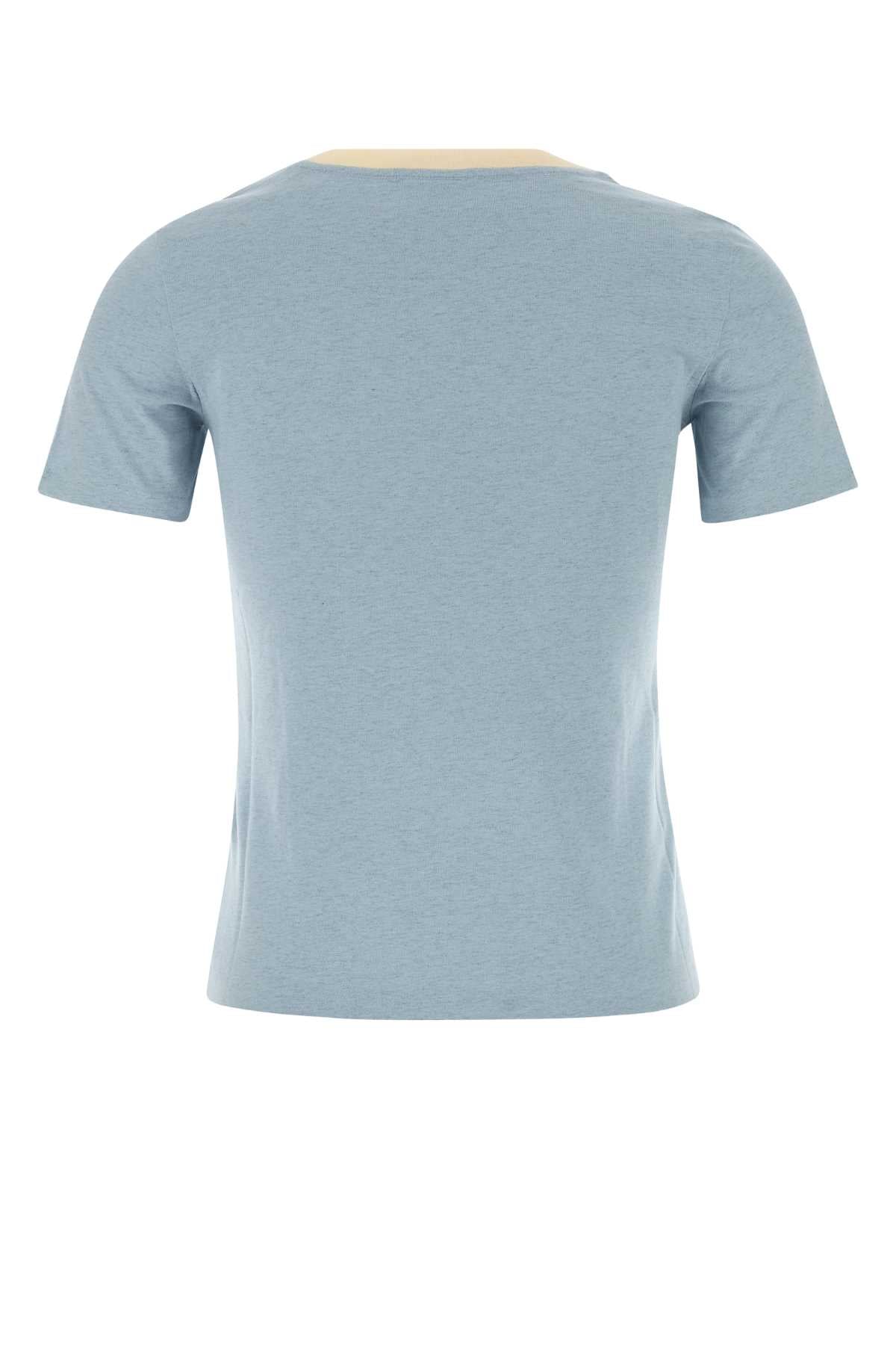Chloe Women Light Blue Cotton T-Shirt CHLOE