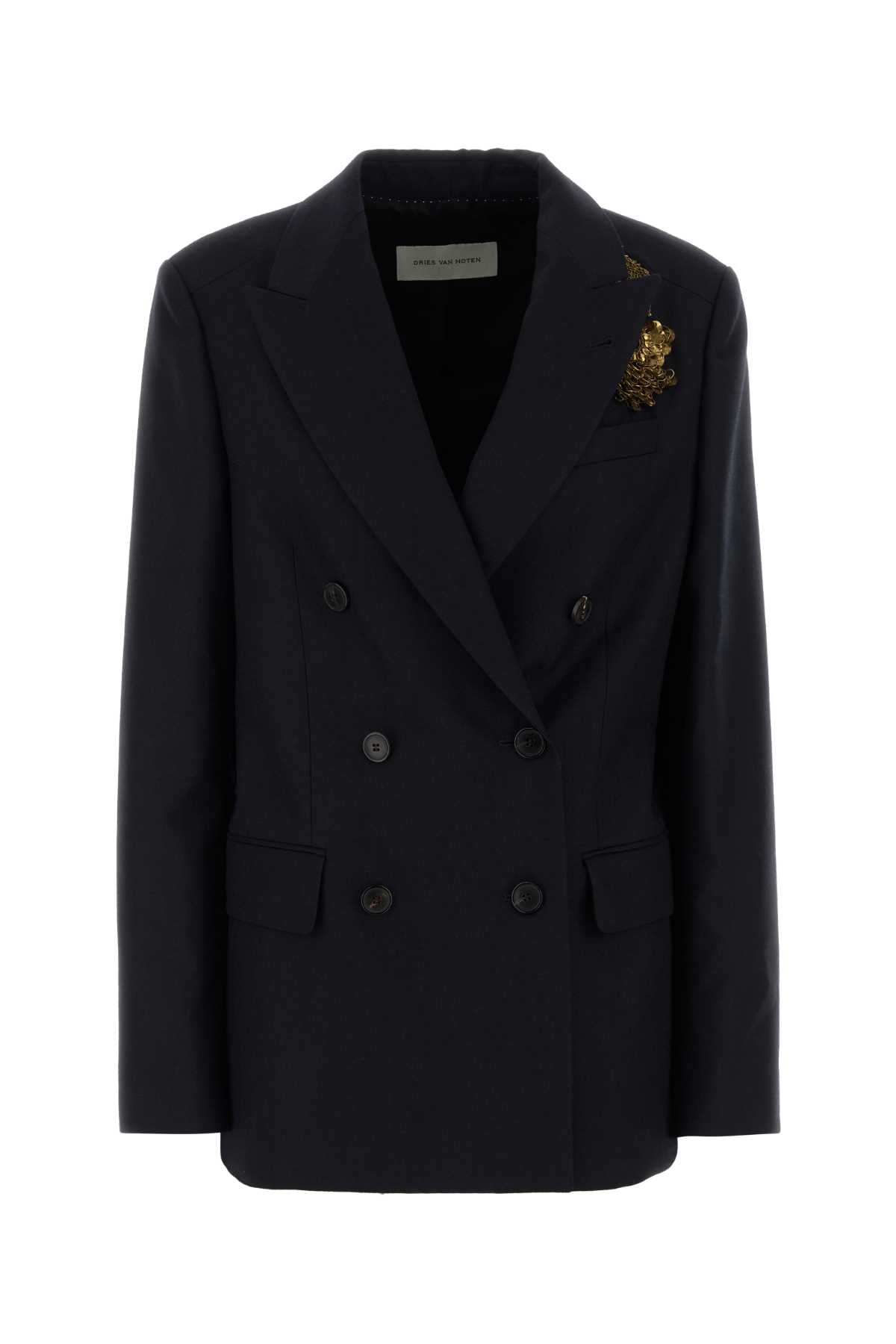 Dries Van Noten Women Embroidered Wool Barrysta Blazer DRIES VAN NOTEN