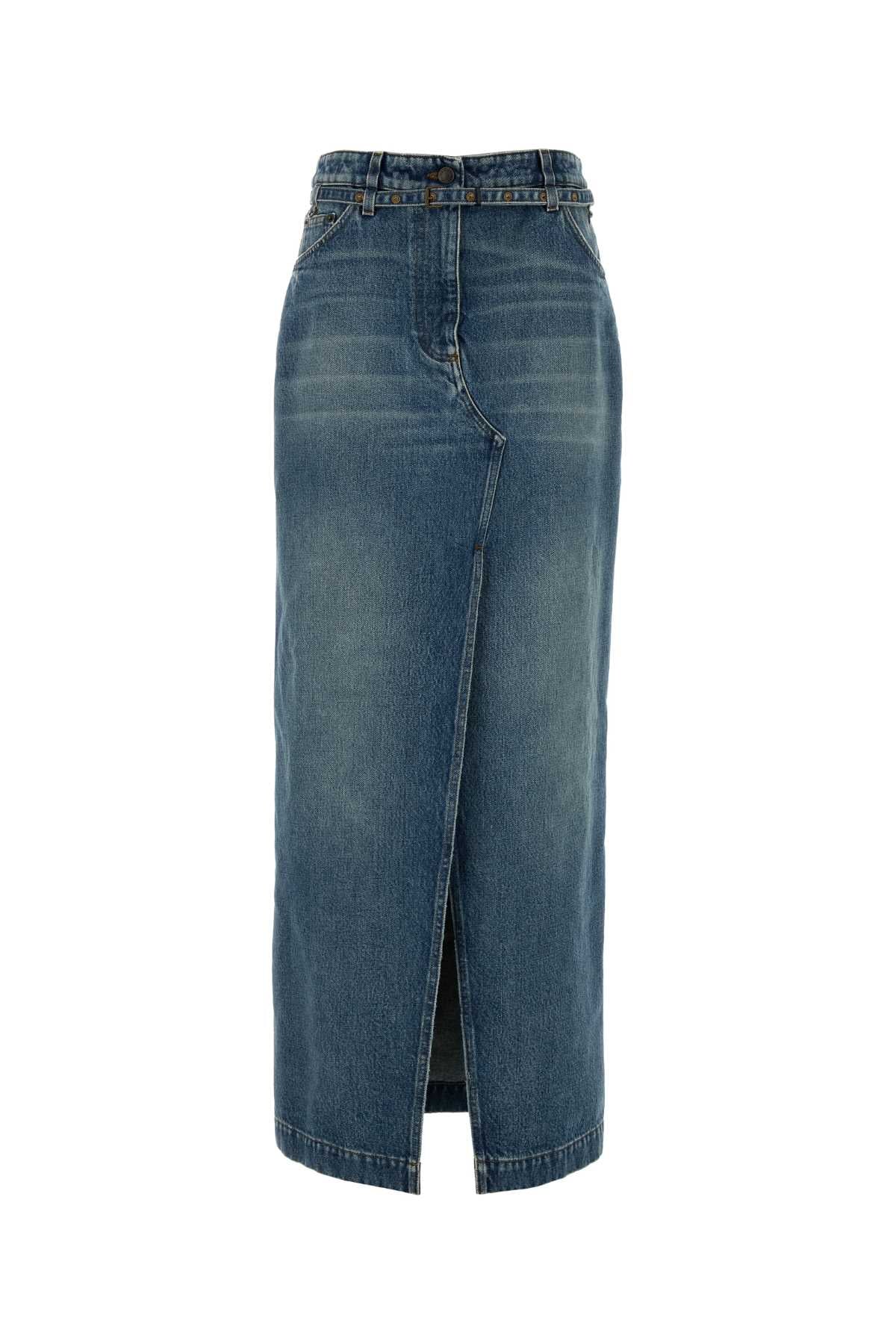 Dries Van Noten Women Denim Silvannaz Skirt DRIES VAN NOTEN