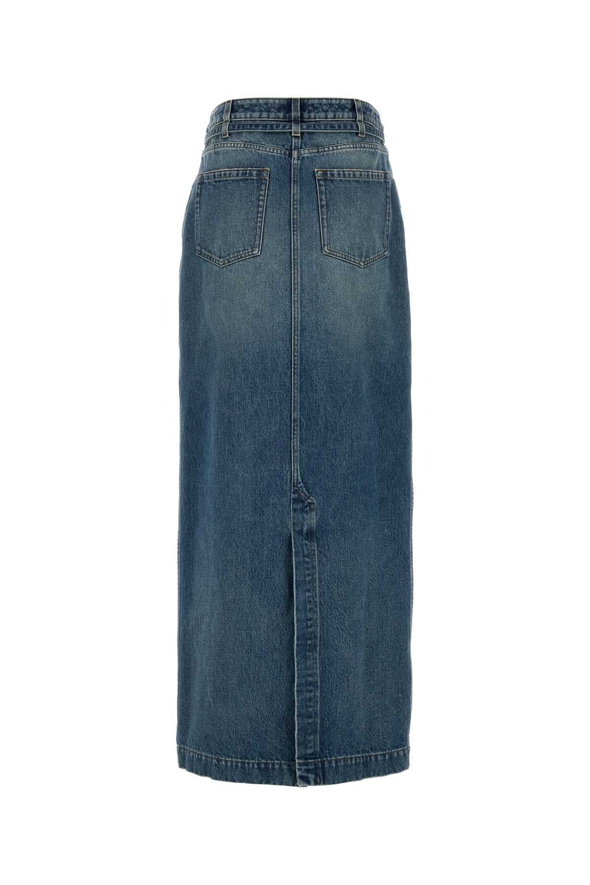 Dries Van Noten Women Denim Silvannaz Skirt DRIES VAN NOTEN