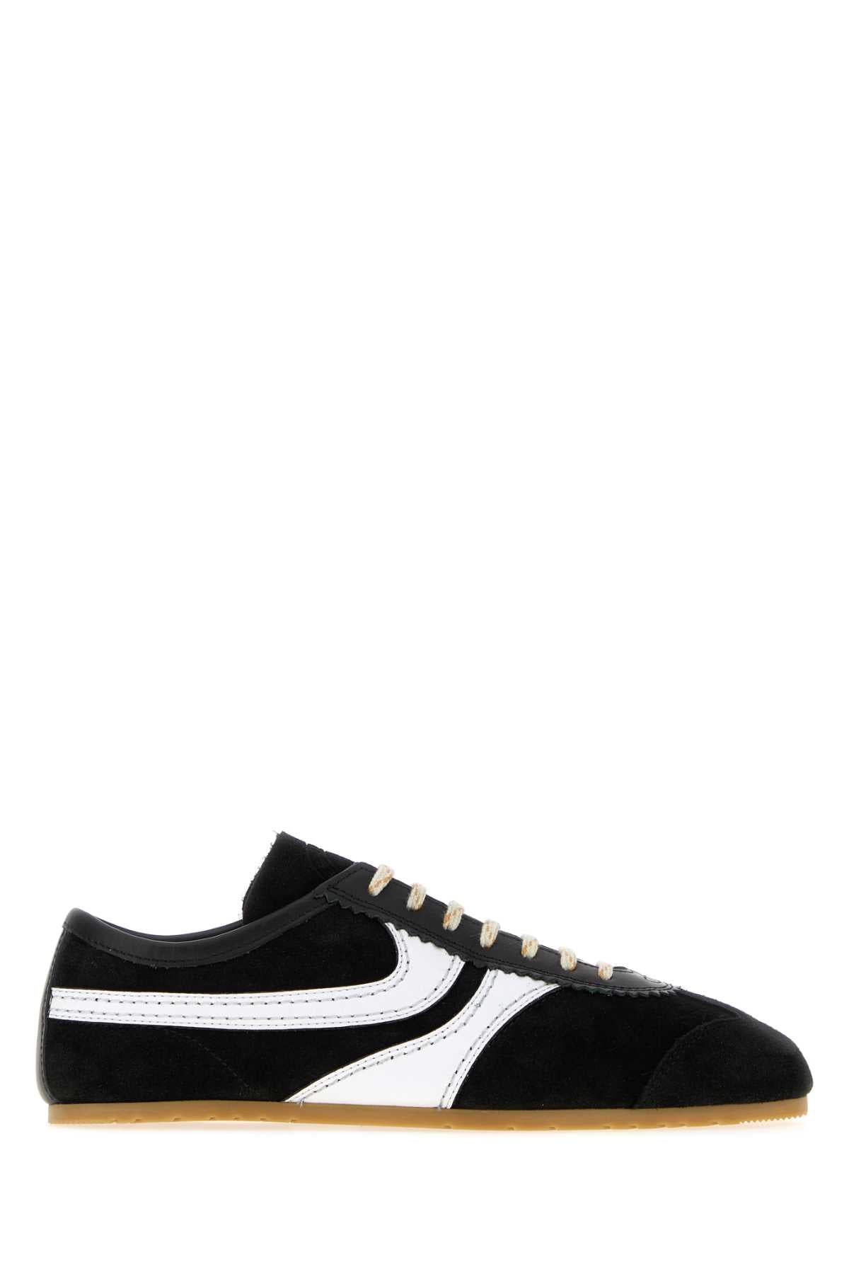 Dries Van Noten Women Black Suede Sneakers DRIES VAN NOTEN