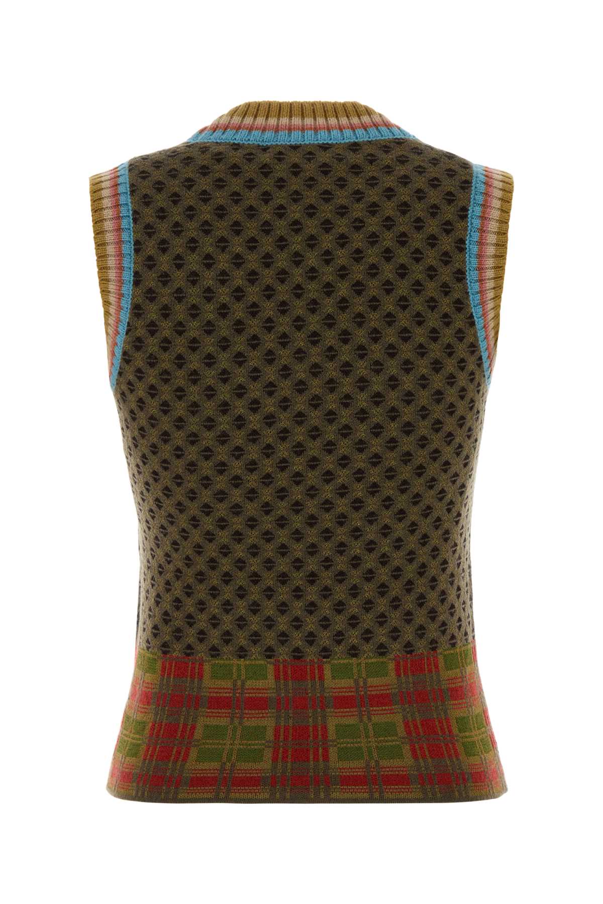Dries Van Noten Women Embroidered Wool Blend Temi Vest DRIES VAN NOTEN