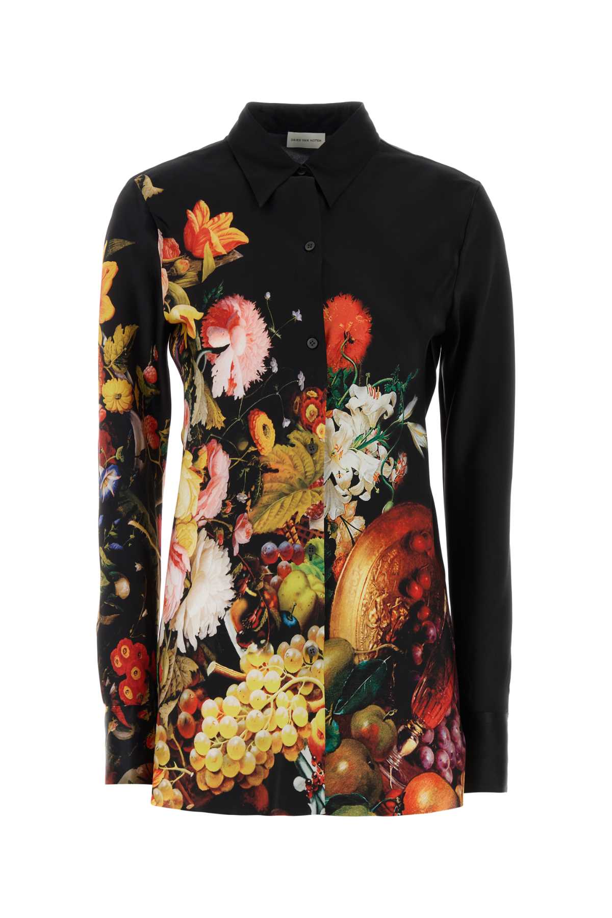 Dries Van Noten Women Printed Satin Calima Shirt DRIES VAN NOTEN