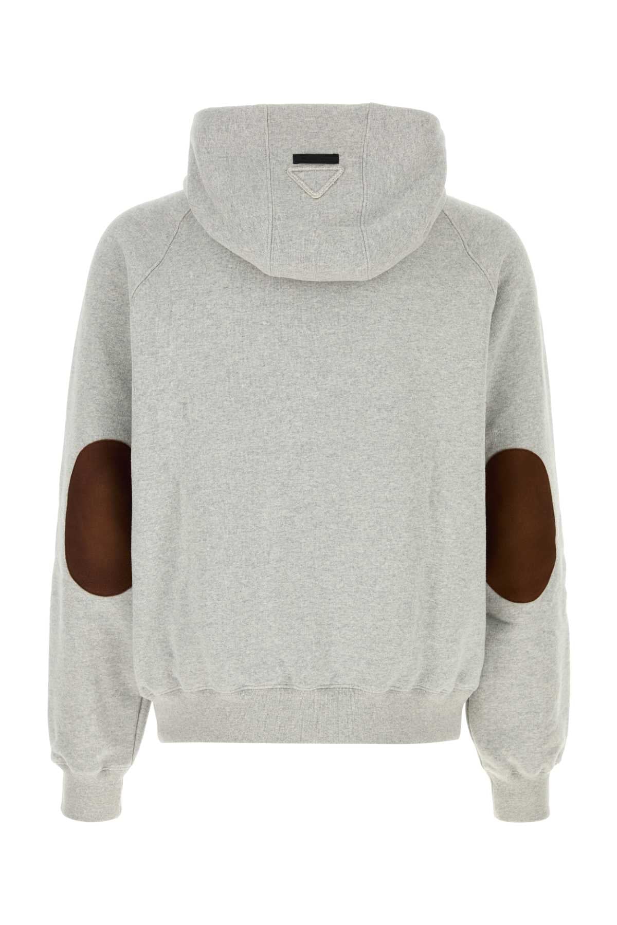 Prada Men Grey Cotton Sweatshirt PRADA