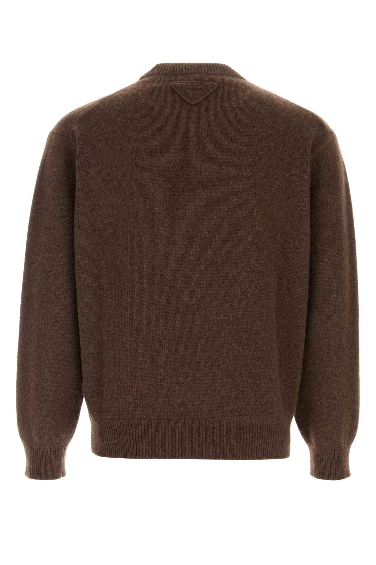 Prada Men Brown Cashmere Sweater PRADA