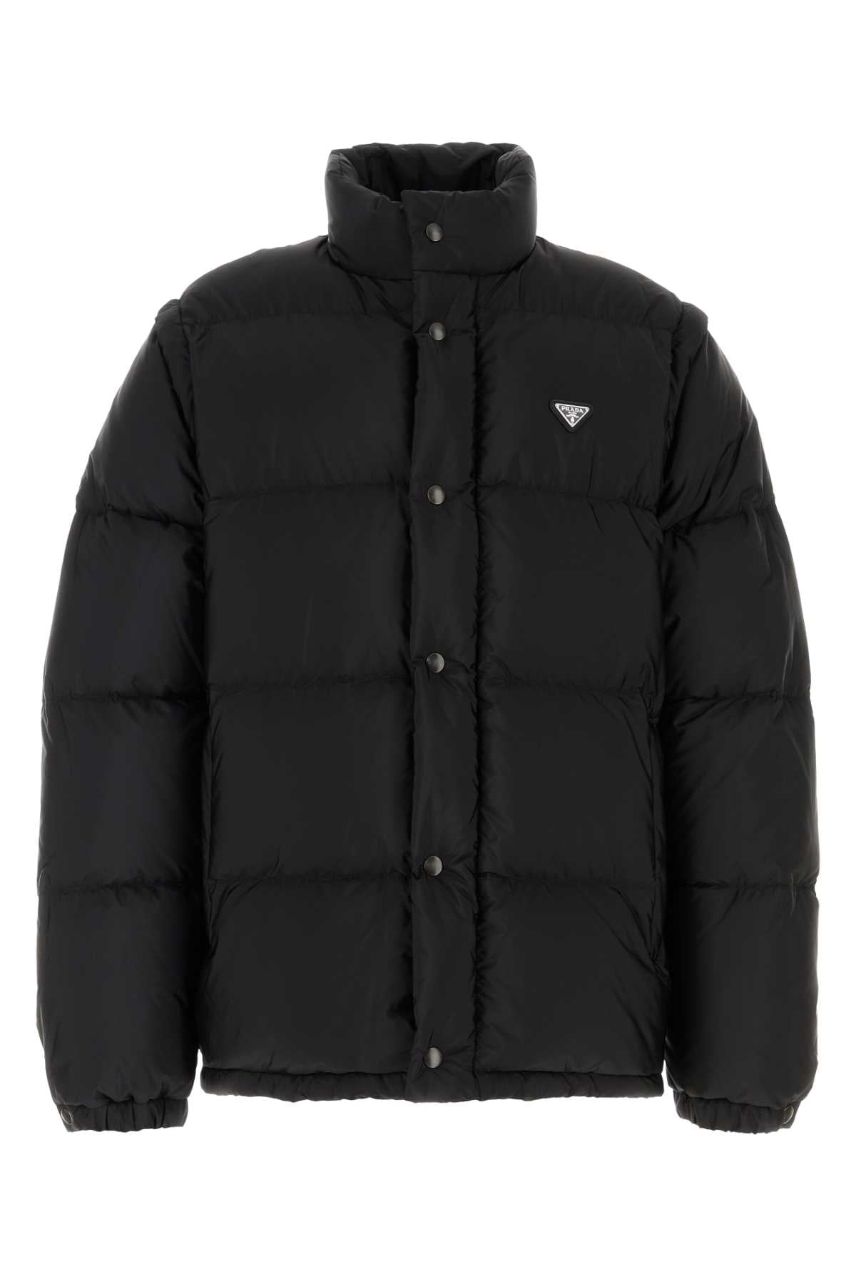 Prada Men Black Re-Nylon Down Jacket PRADA