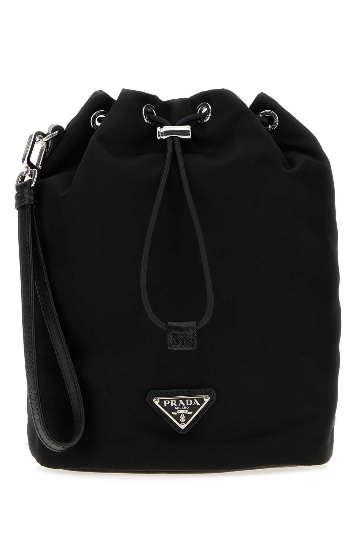 Prada Men Black Re-Nylon Prada Speedrock Clutch PRADA