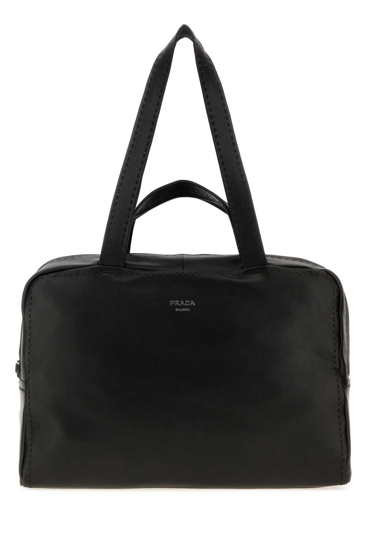 Prada Men Black Nappa Leather Briefcase PRADA