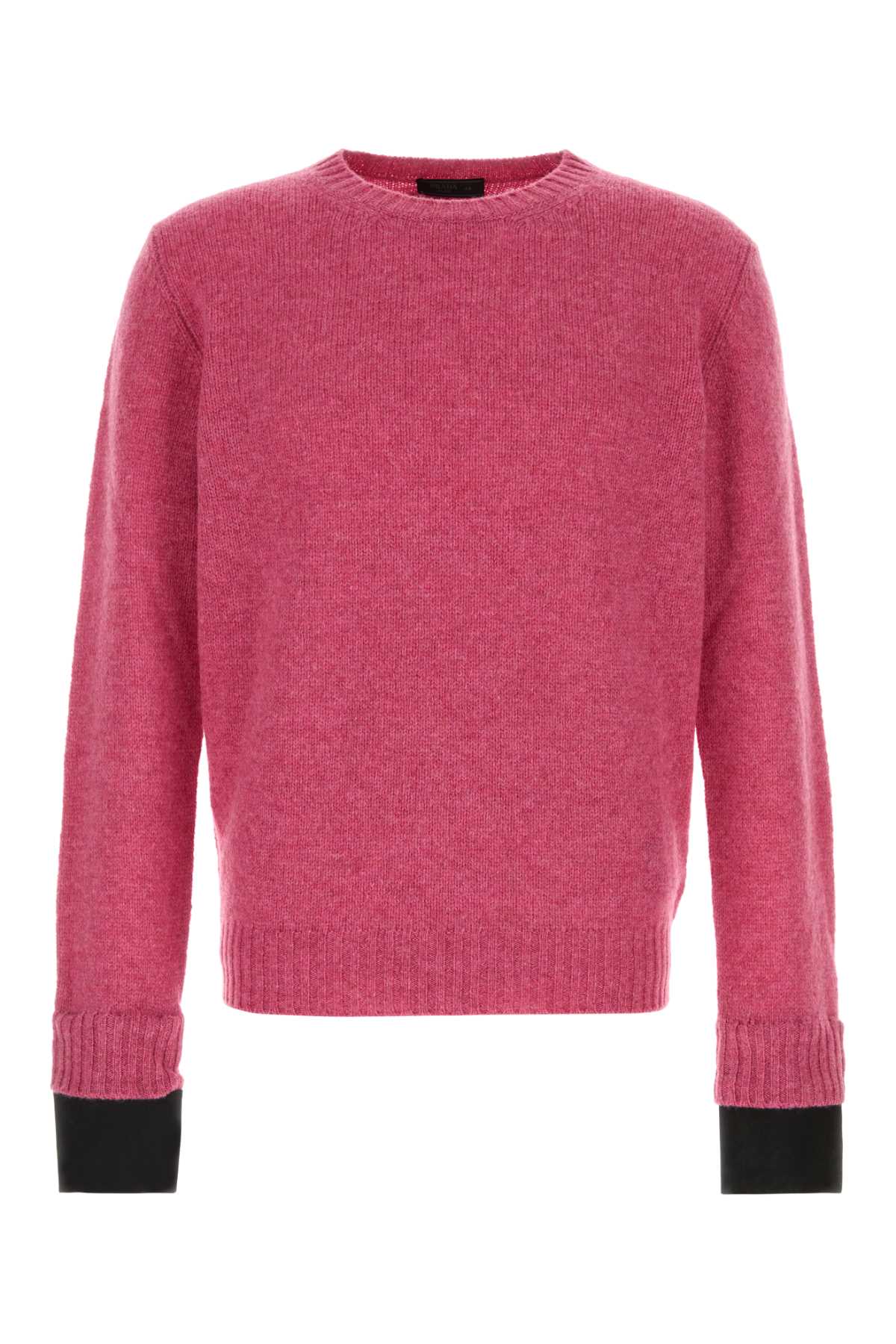 Prada Men Fuchsia Wool Sweater PRADA