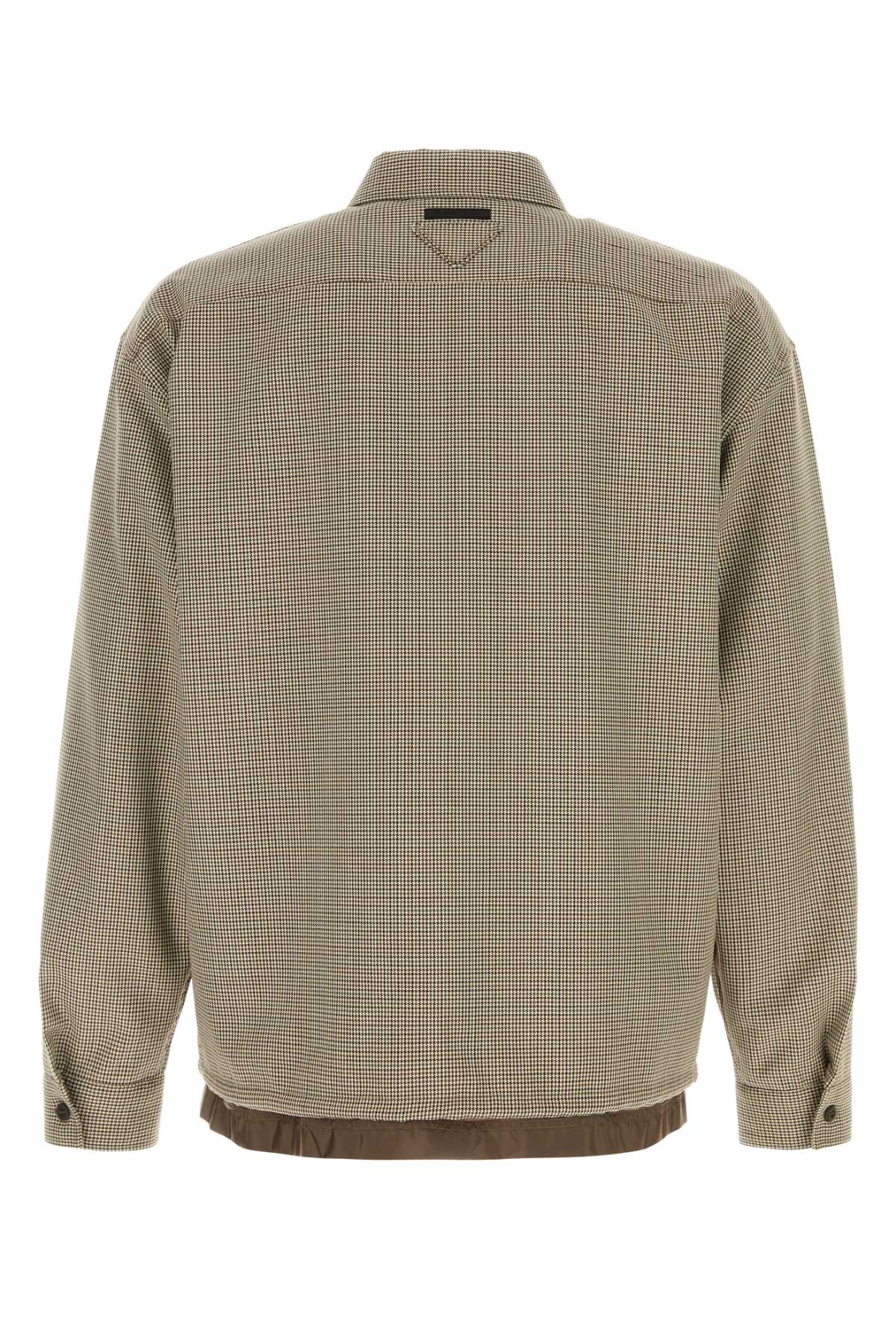 Prada Men Embroidered Wool Shirt PRADA