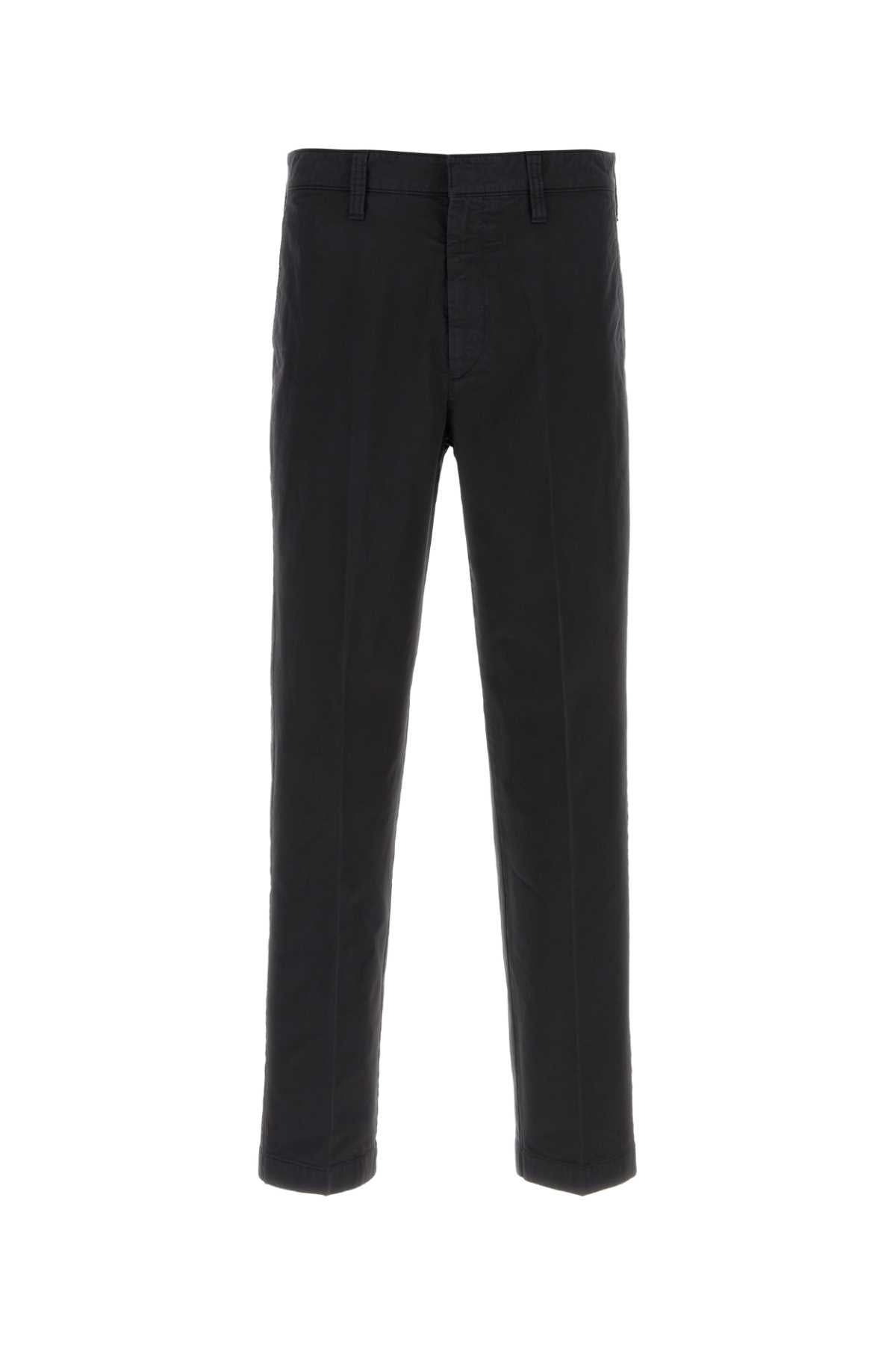 Prada Men Midnight Blue Cotton Pant PRADA