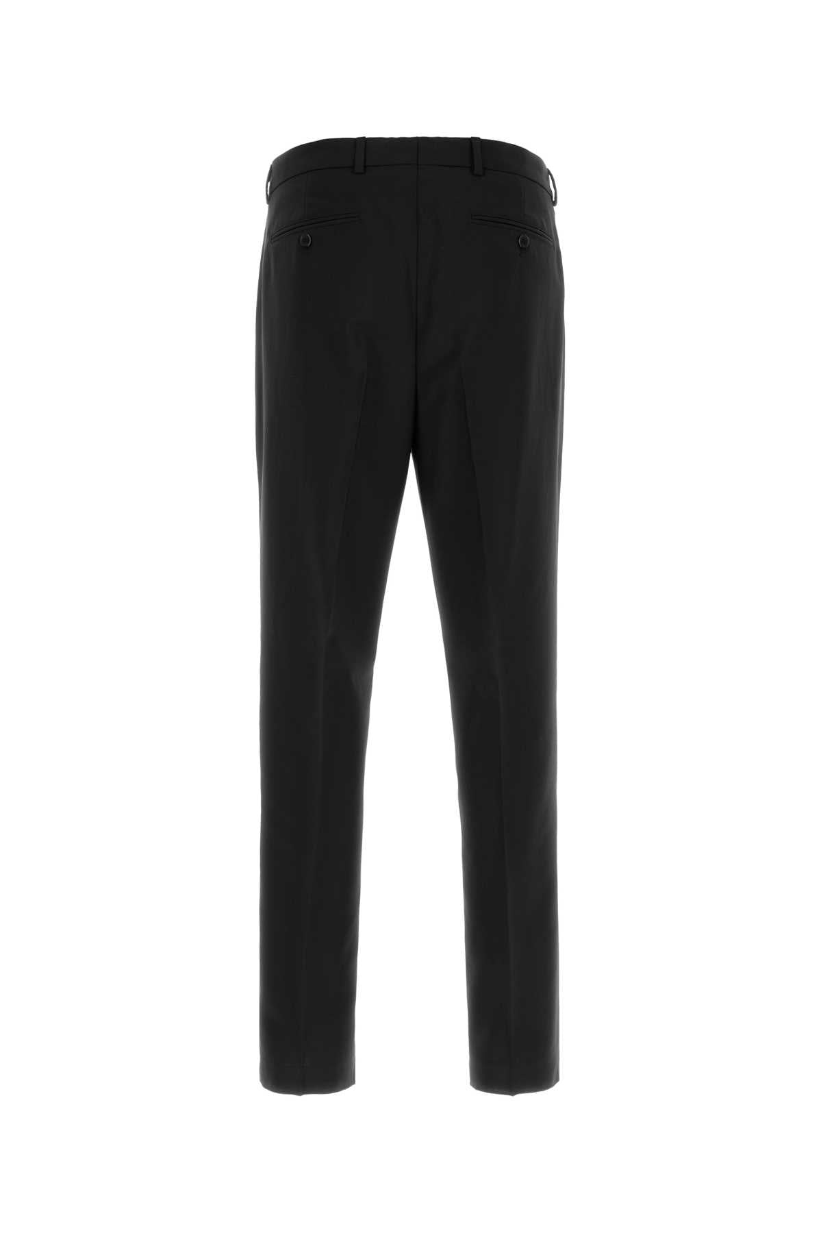 Prada Men Black Wool Blend Pant PRADA