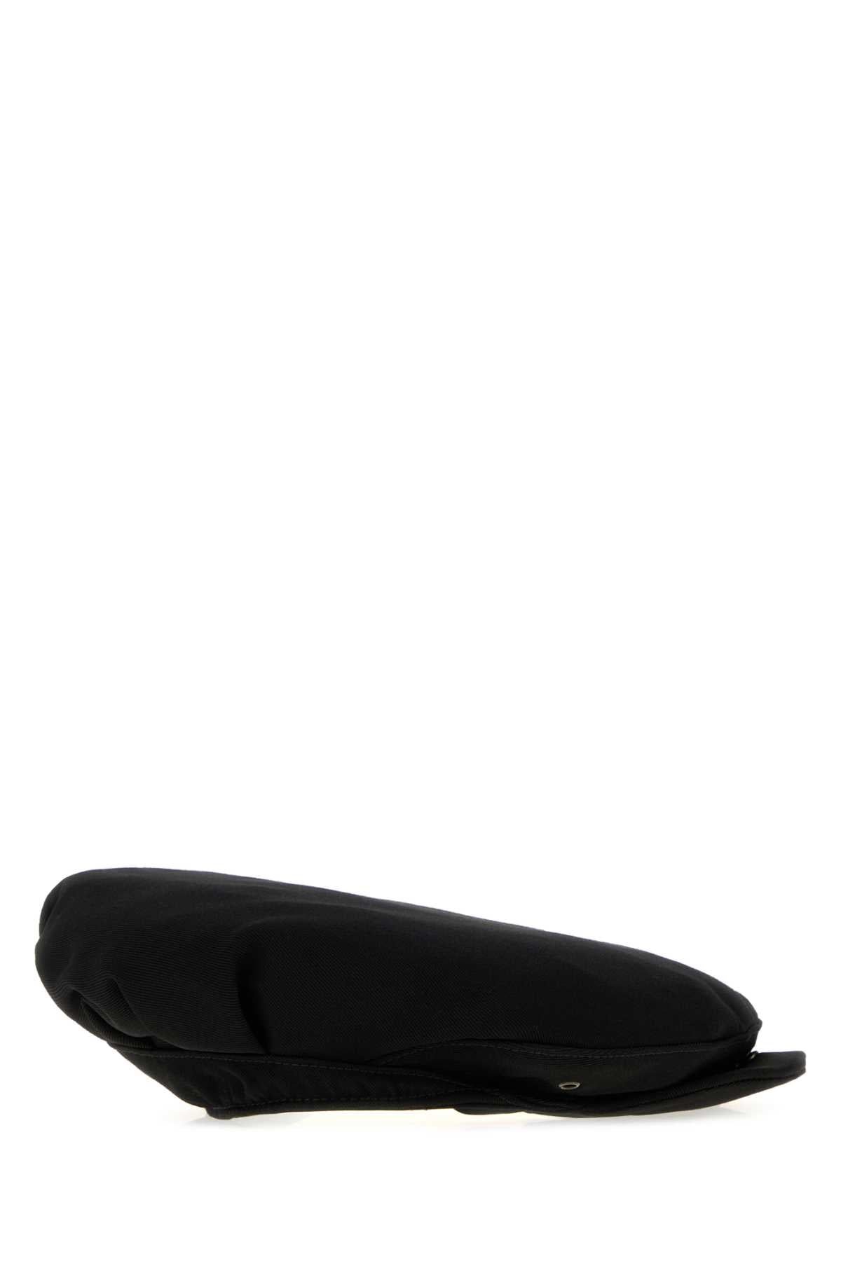 Prada Men Black Gabardine Hat PRADA