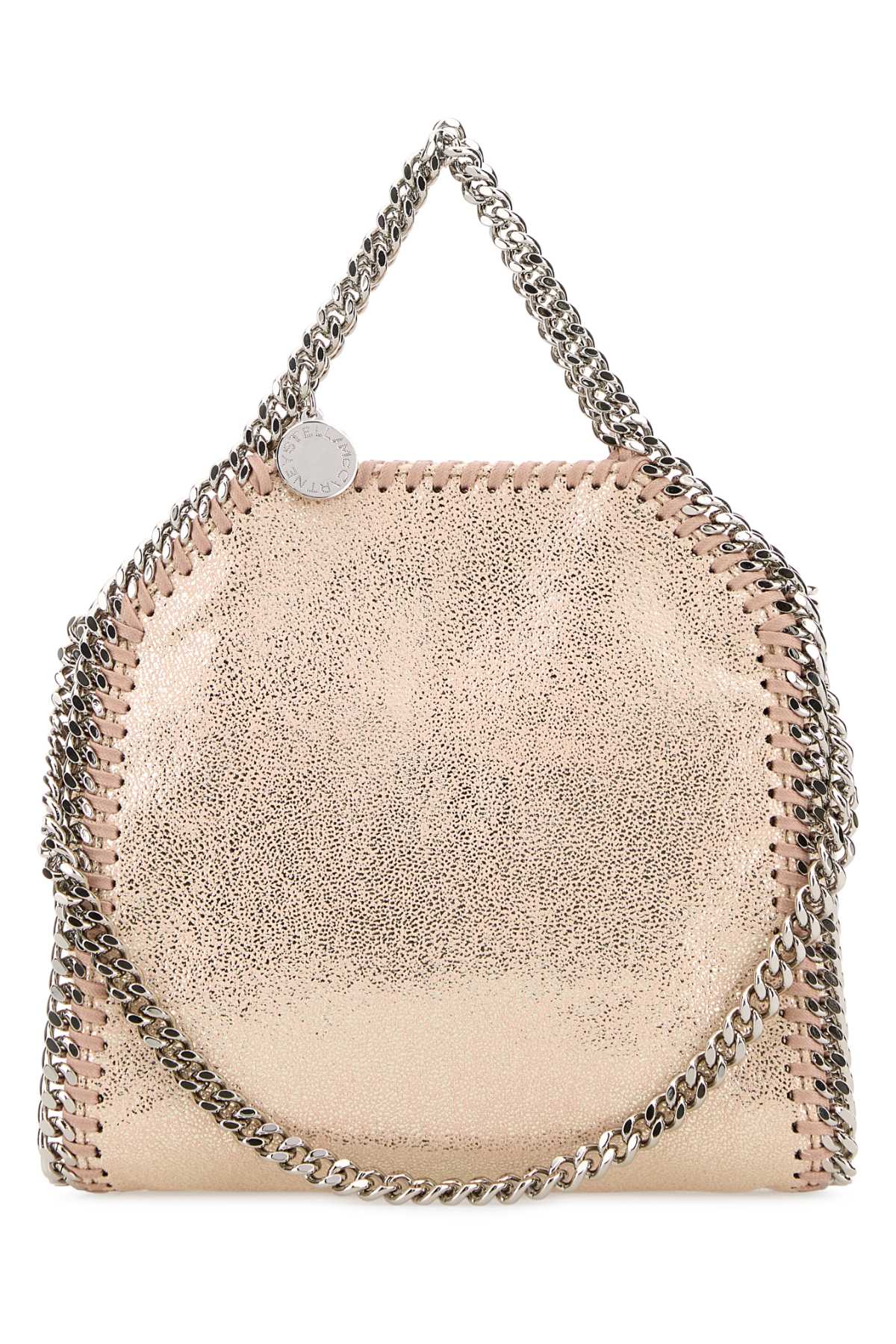 Stella Mccartney Women Pastel Pink Shaggy Deer Micro Falabella Handbag STELLA MCCARTNEY