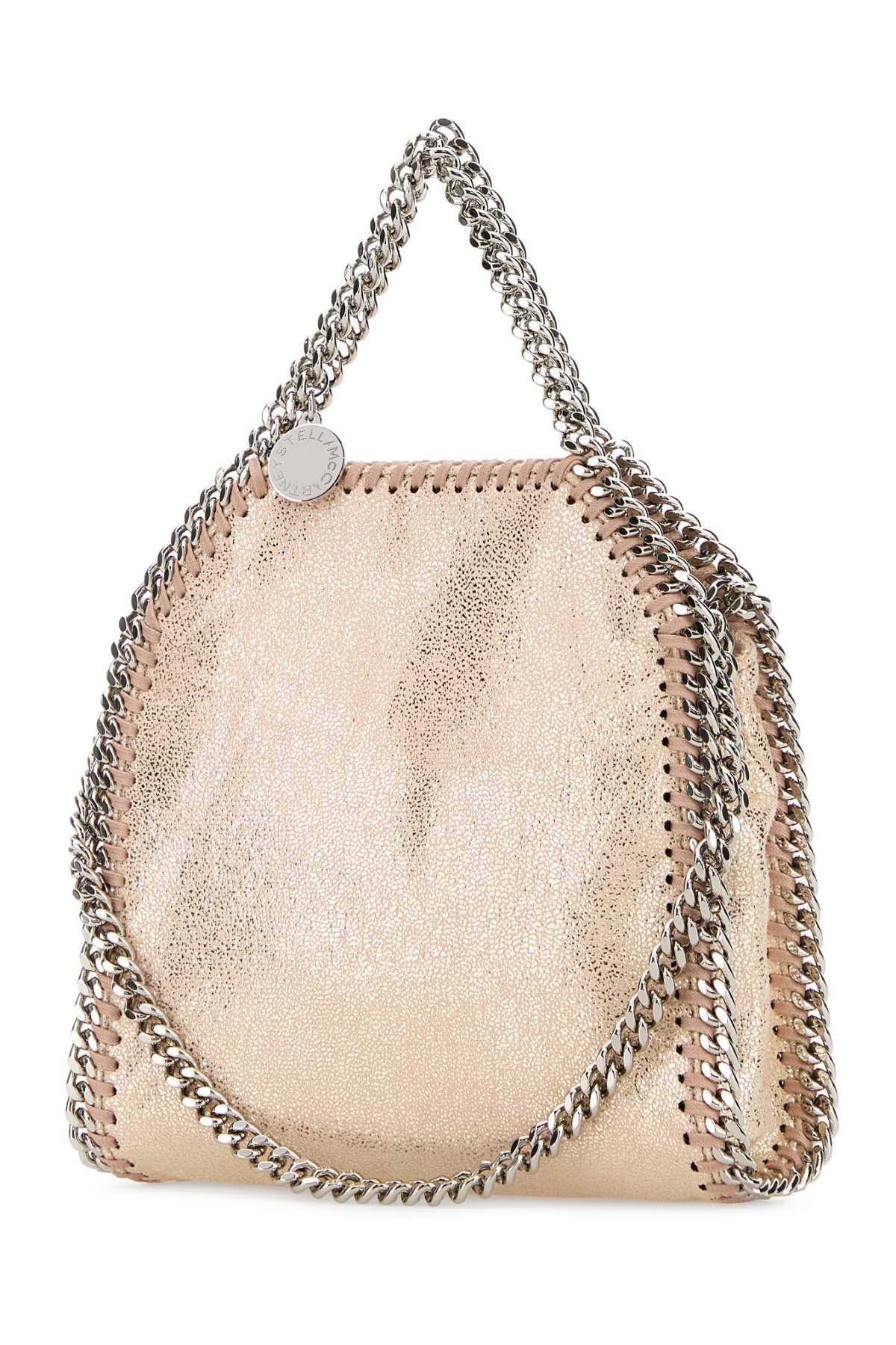 Stella Mccartney Women Pastel Pink Shaggy Deer Micro Falabella Handbag STELLA MCCARTNEY