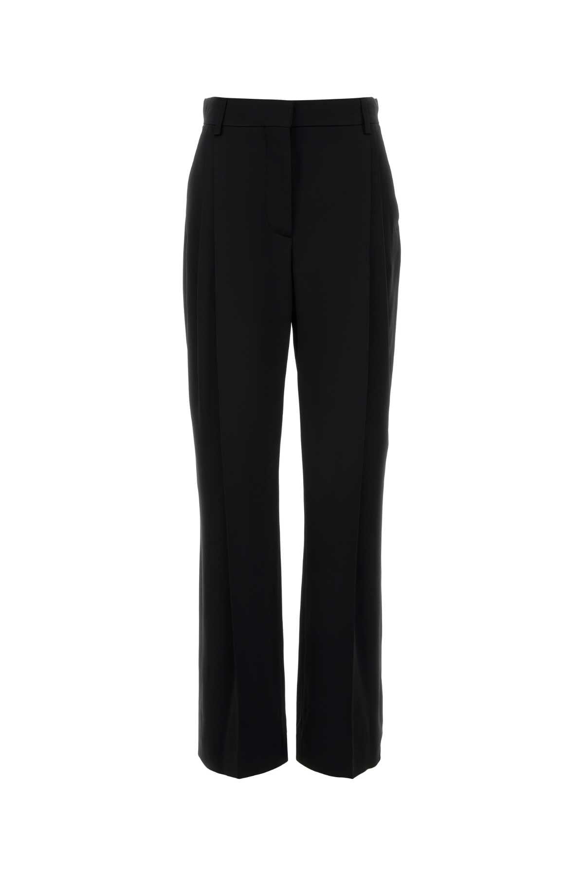 Stella Mccartney Women Black Satin Pant STELLA MCCARTNEY