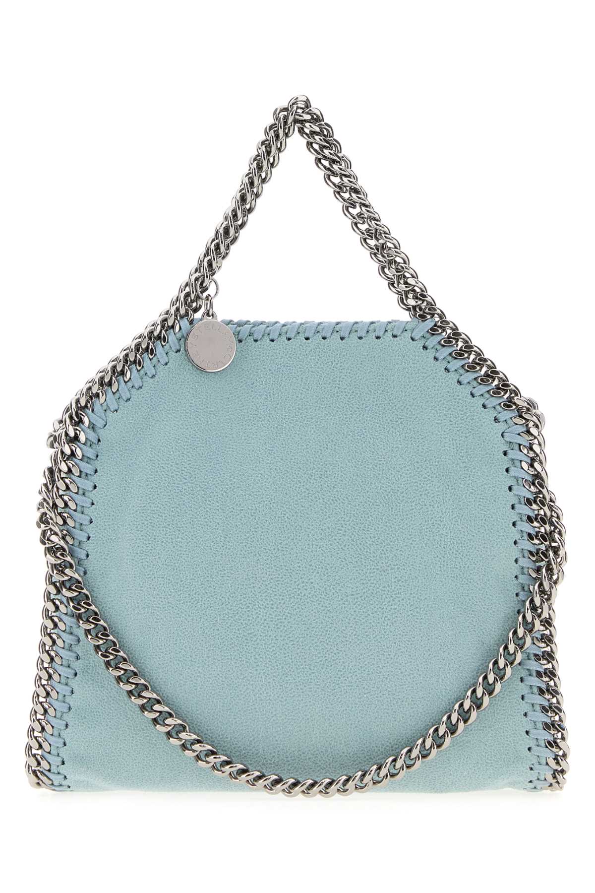 Stella Mccartney Women Light Blue Shaggy Deer Micro Falabella Crossbody Bag STELLA MCCARTNEY